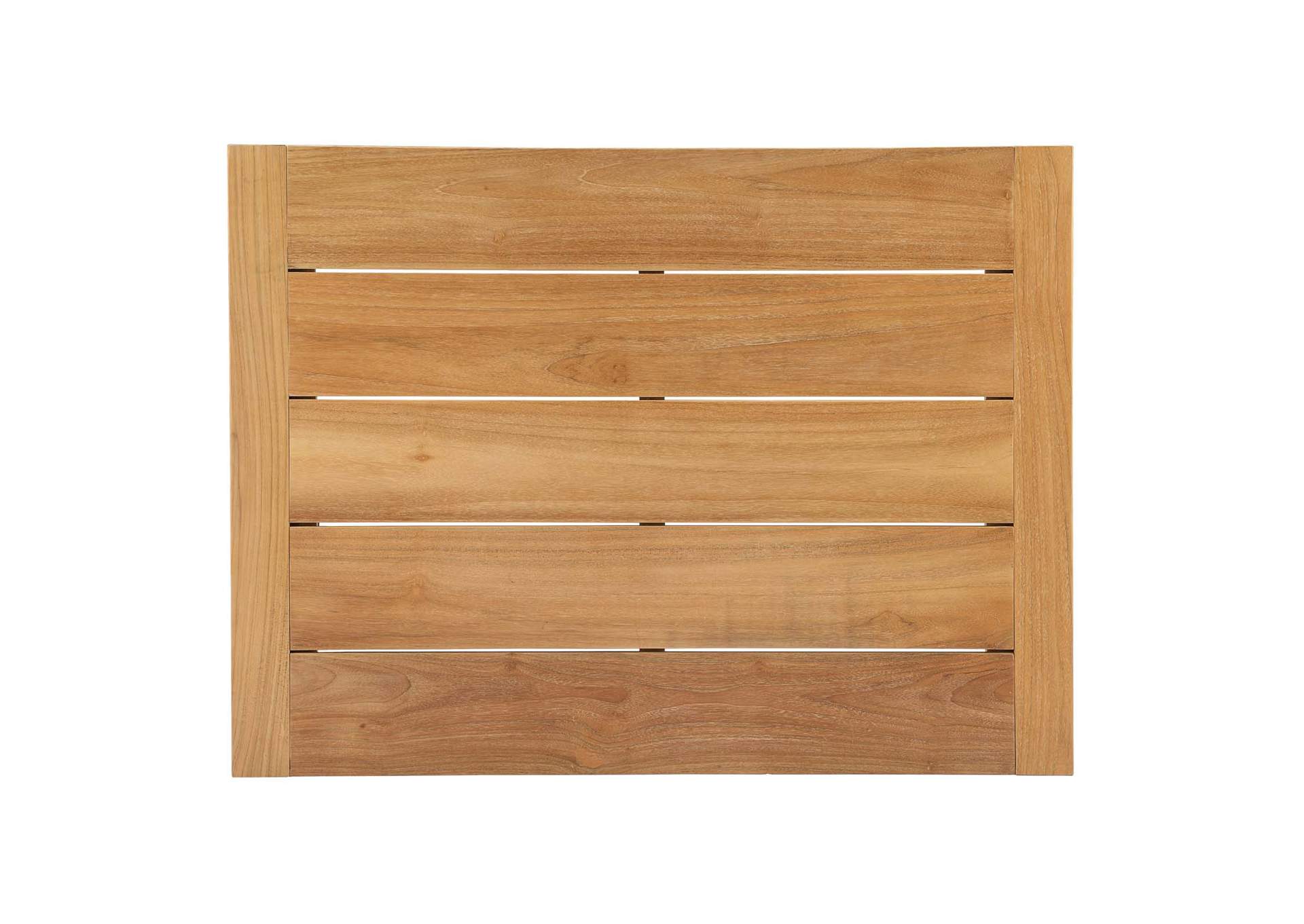 Natural Upland Outdoor Patio Wood Coffee Table,Modway