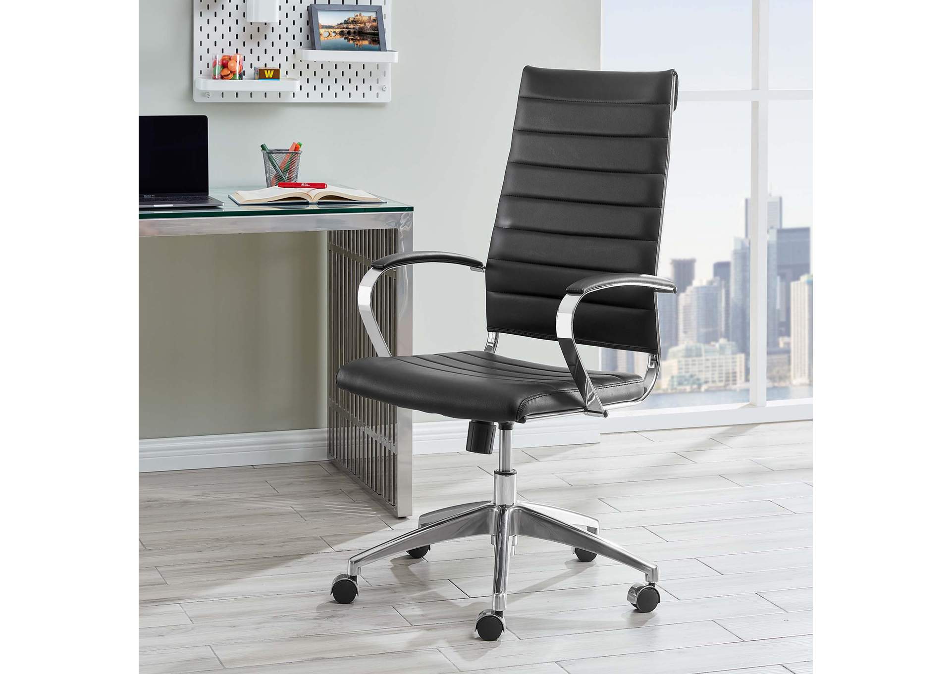 Black Jive Highback Office Chair,Modway