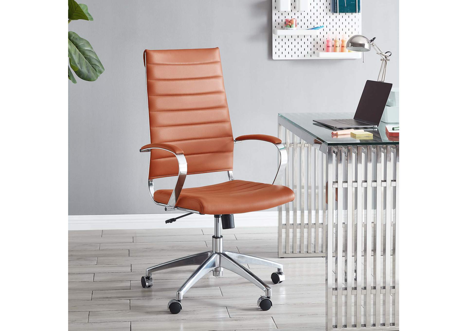 Terracotta Jive Highback Office Chair,Modway