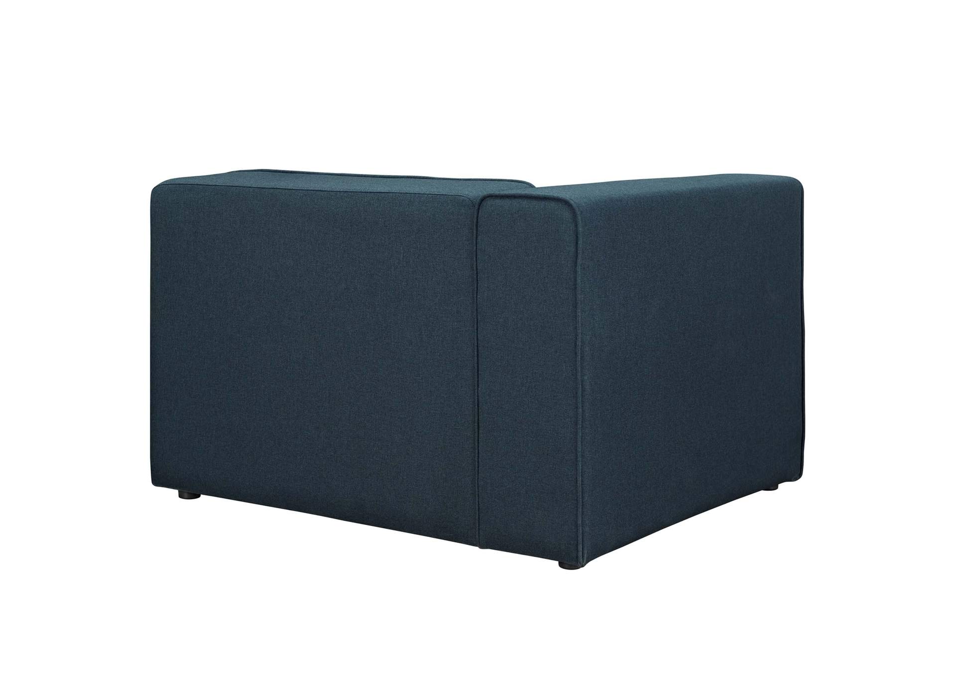 Blue Mingle Fabric Left-Facing Sofa,Modway
