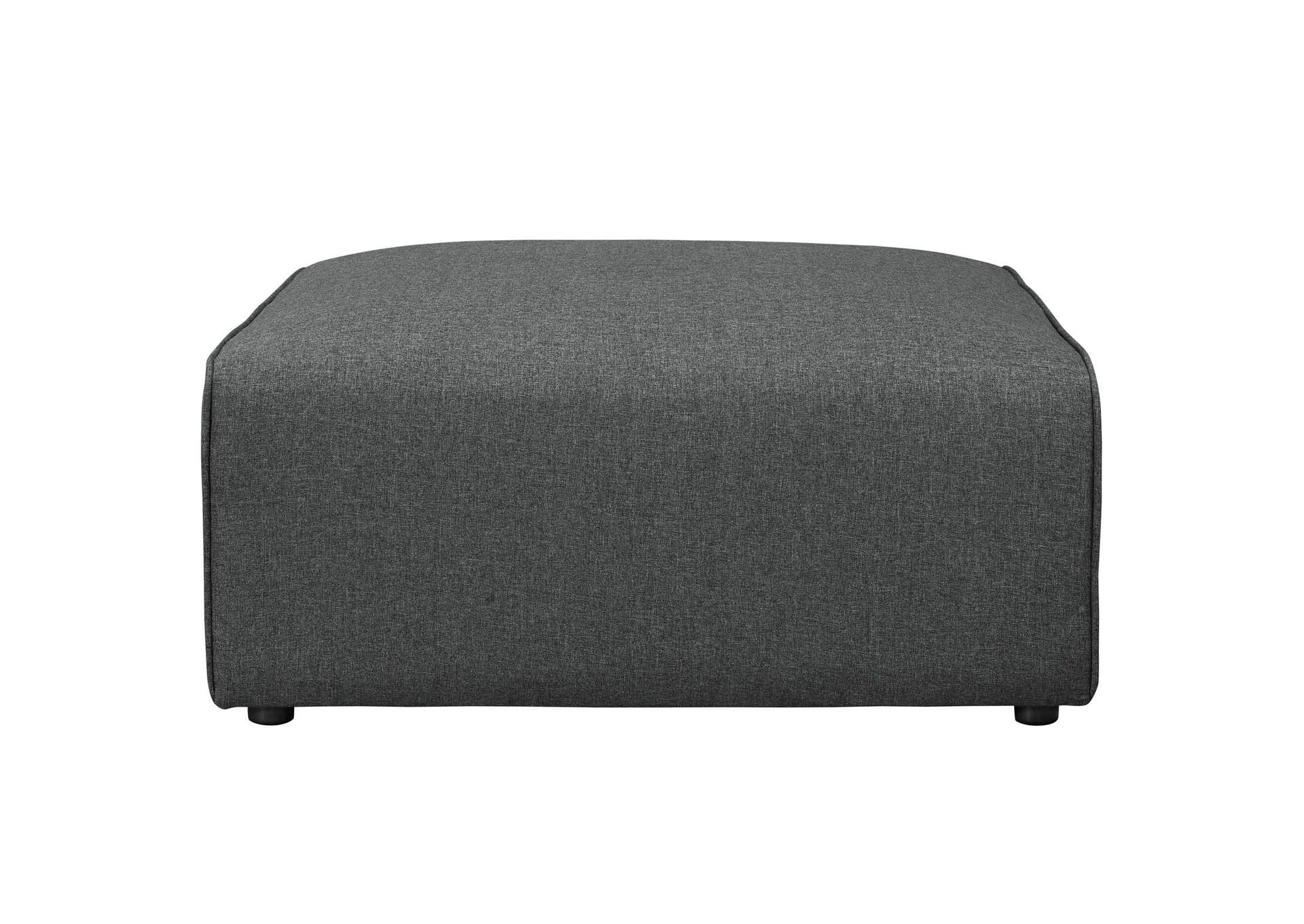 Gray Mingle Fabric Ottoman,Modway