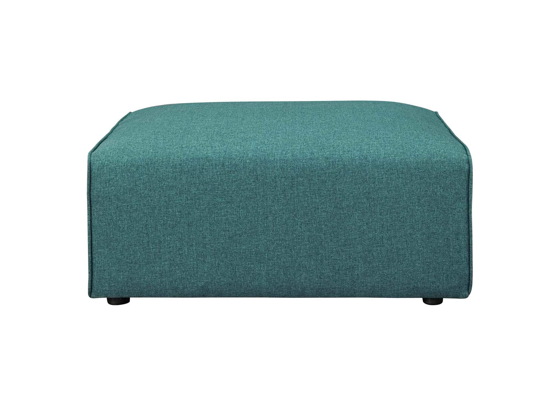 Teal Mingle Fabric Ottoman,Modway
