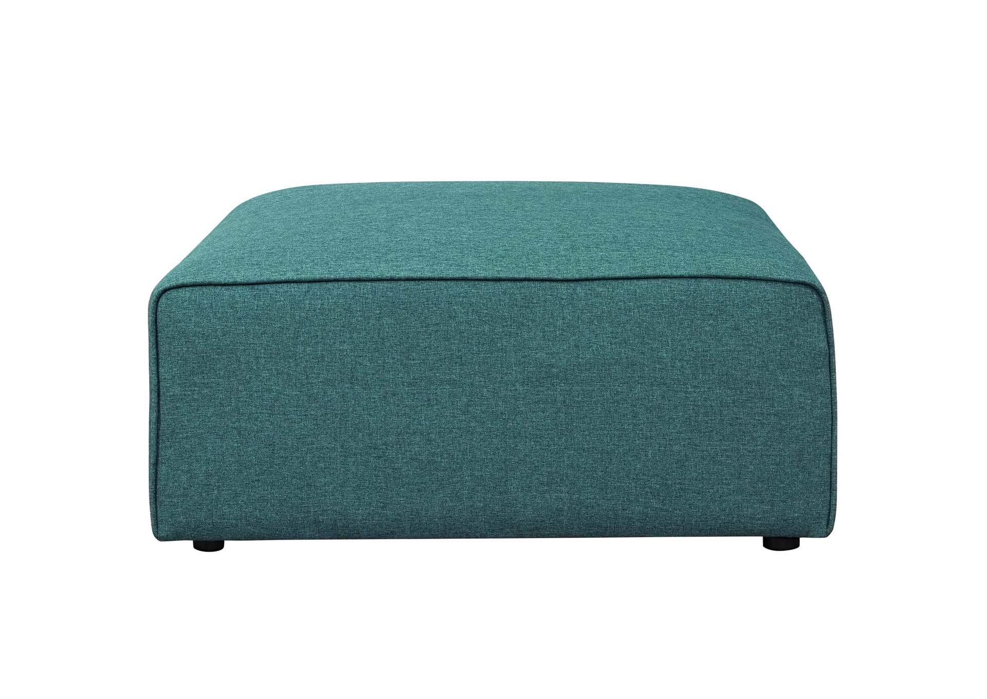 Teal Mingle Fabric Ottoman,Modway