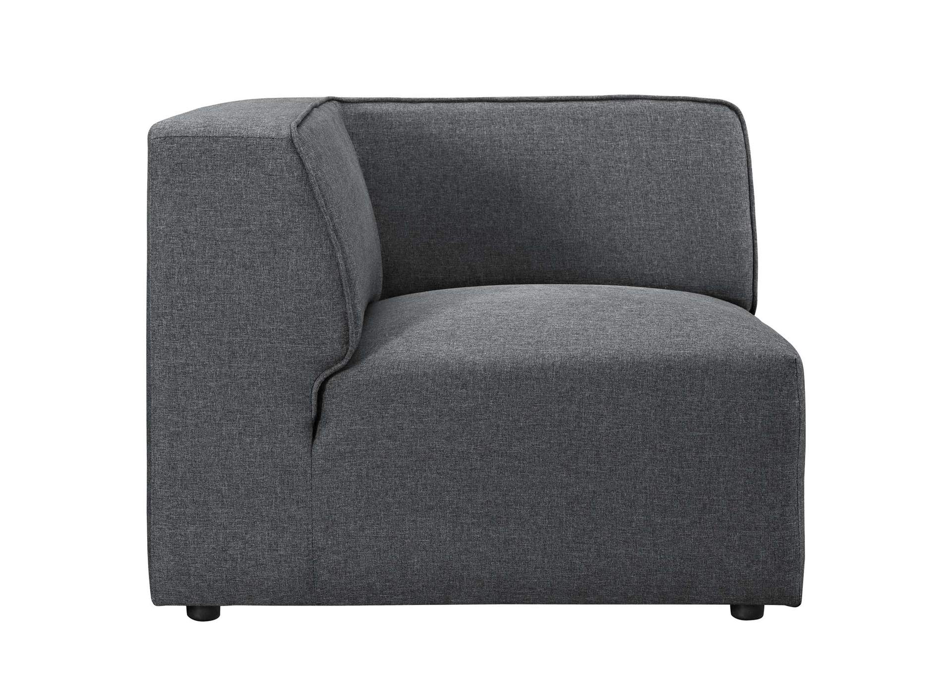 Gray Mingle Corner Sofa,Modway