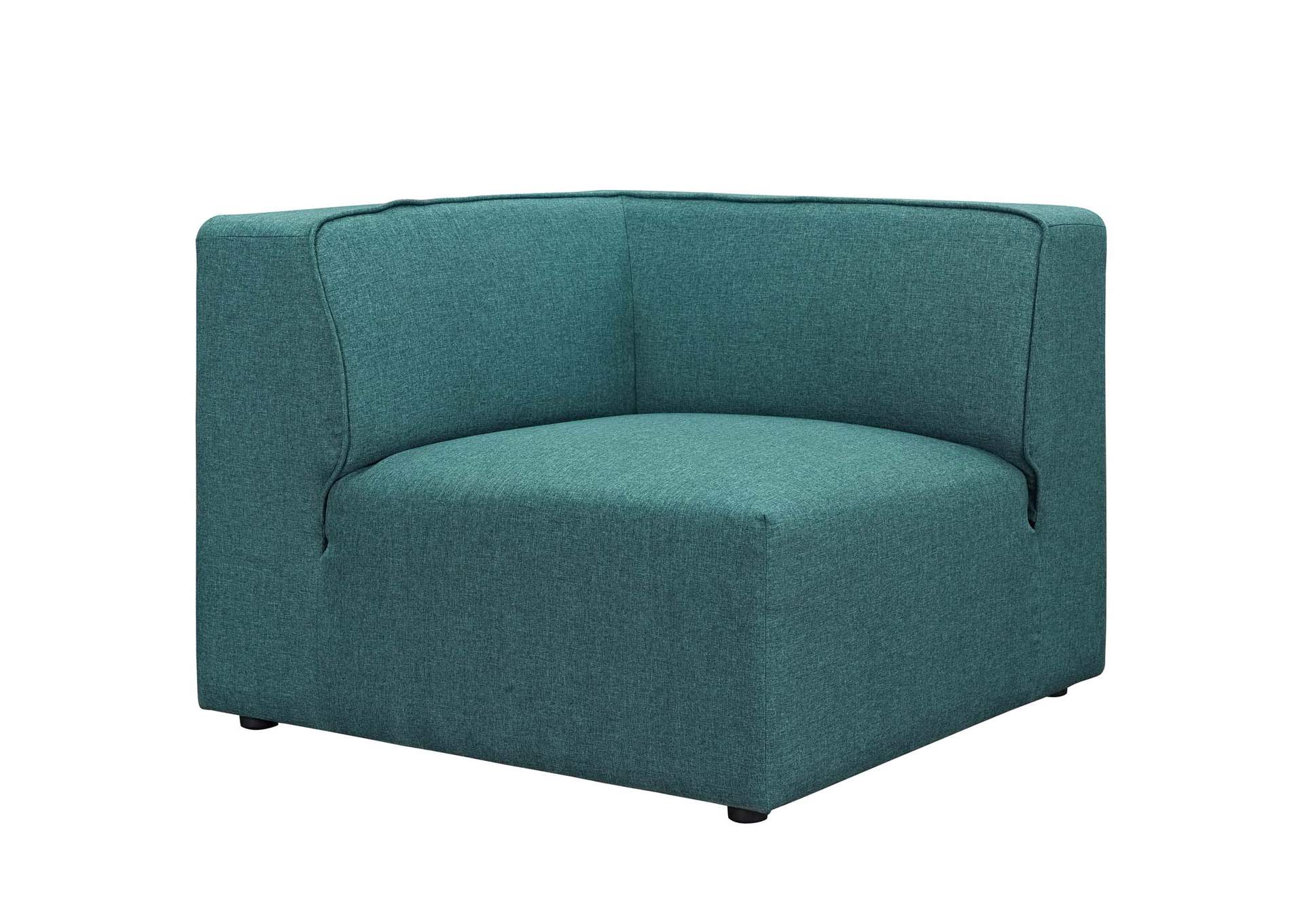 Teal Mingle Corner Sofa,Modway