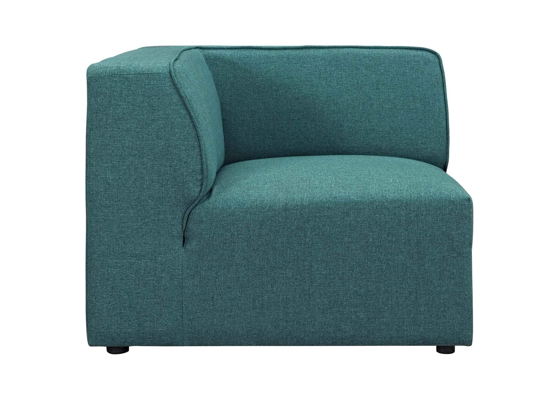 Teal Mingle Corner Sofa,Modway