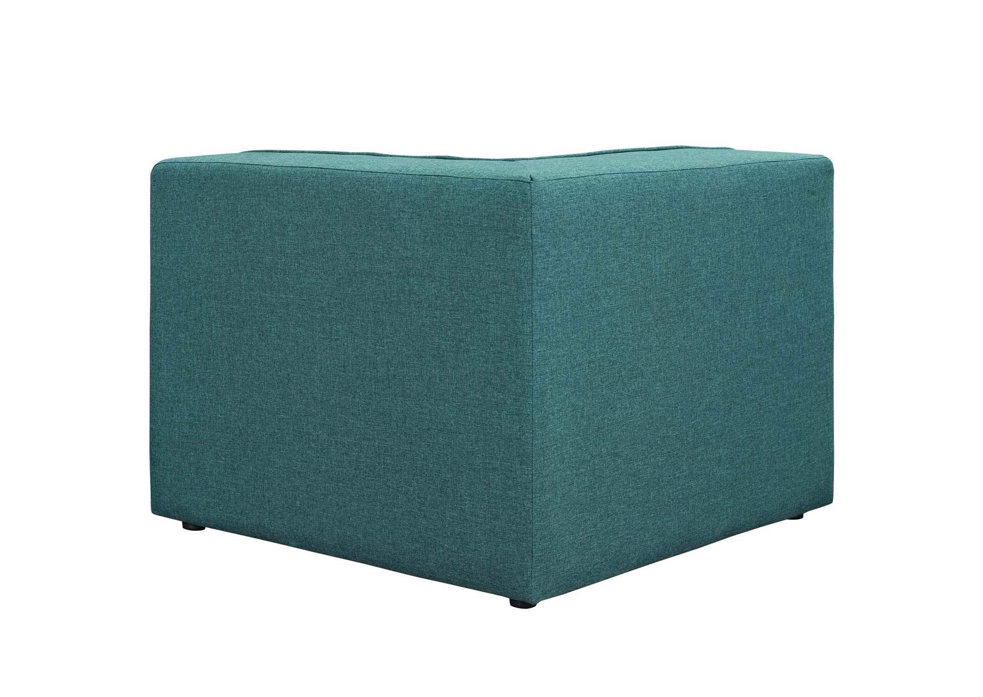Teal Mingle Corner Sofa,Modway
