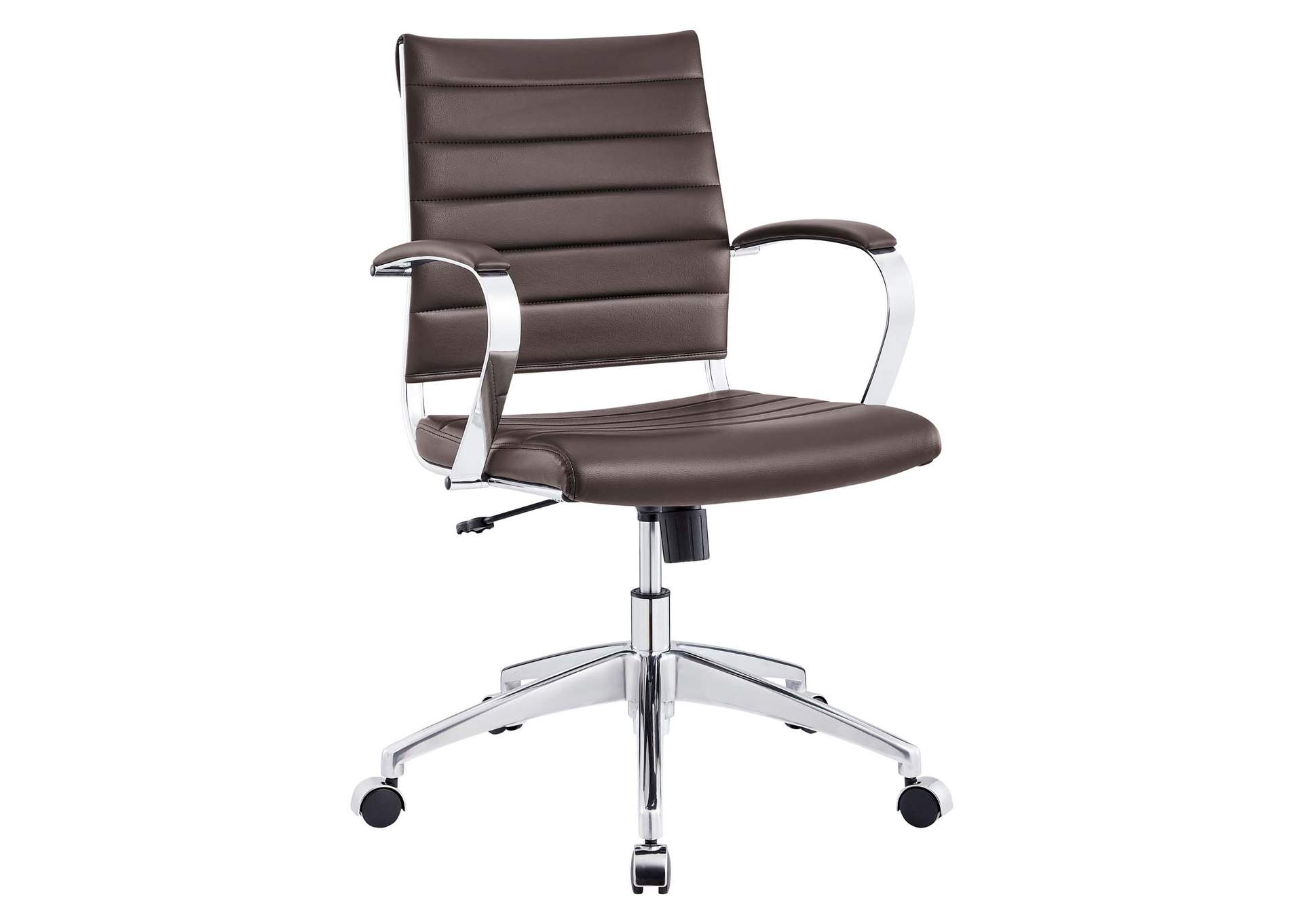 Brown Jive Mid Back Office Chair,Modway