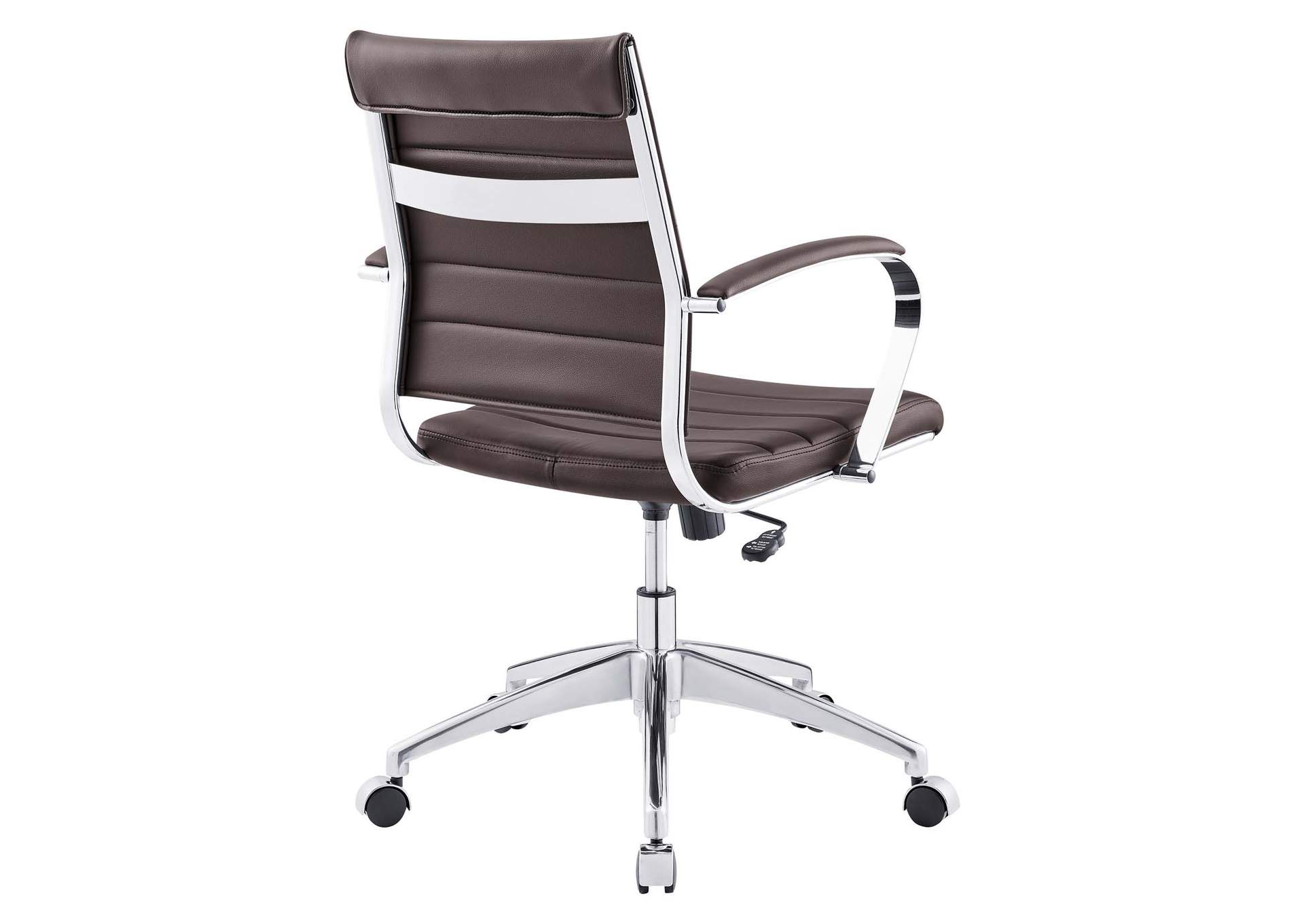 Brown Jive Mid Back Office Chair,Modway