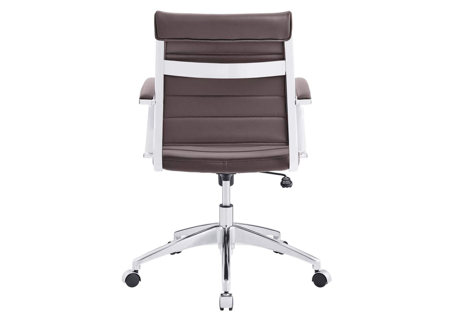 Brown Jive Mid Back Office Chair,Modway