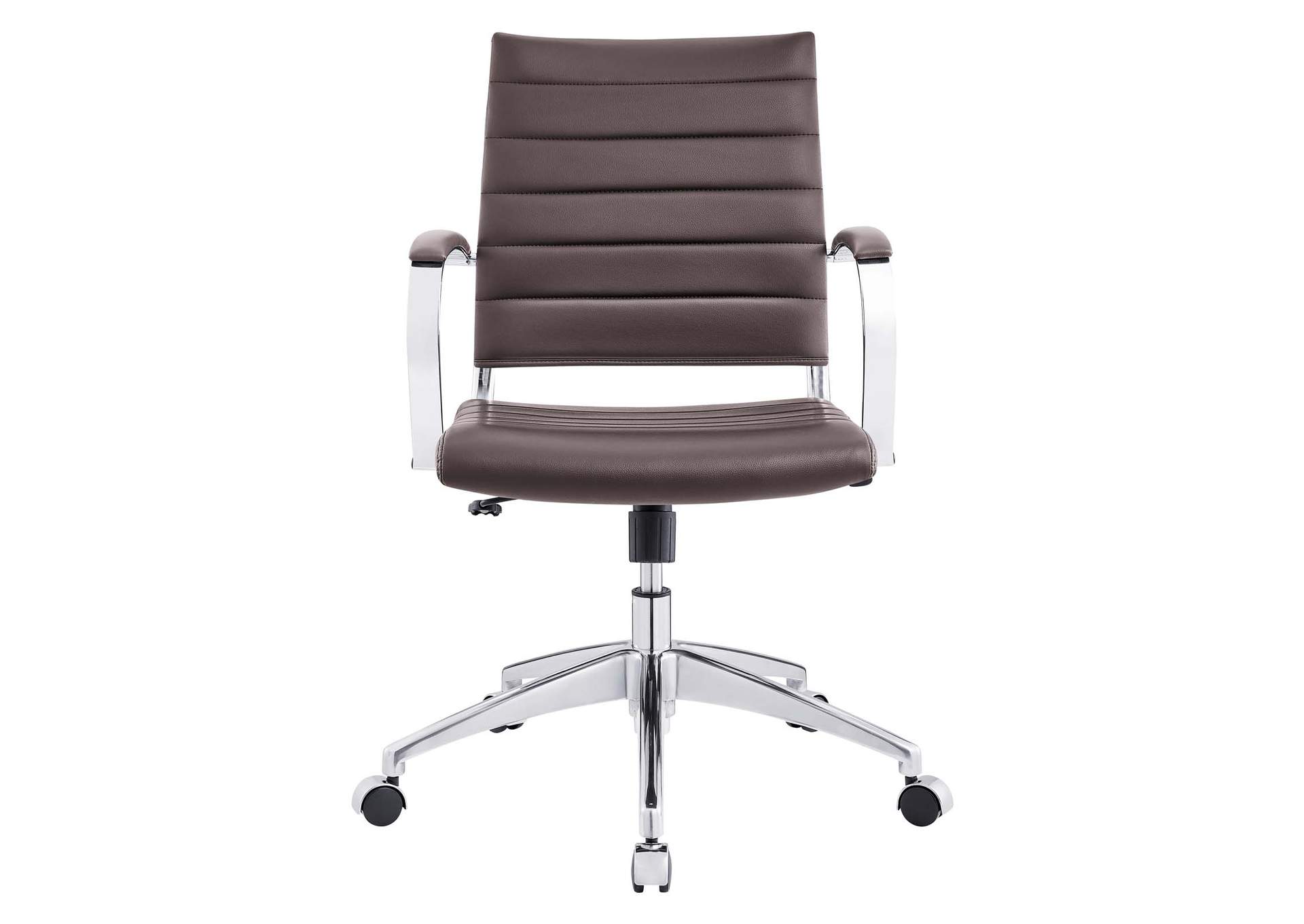 Brown Jive Mid Back Office Chair,Modway