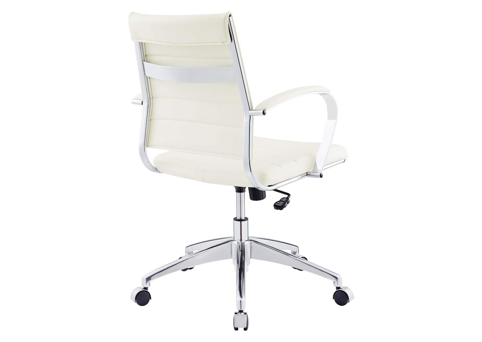 White Jive Mid Back Office Chair,Modway