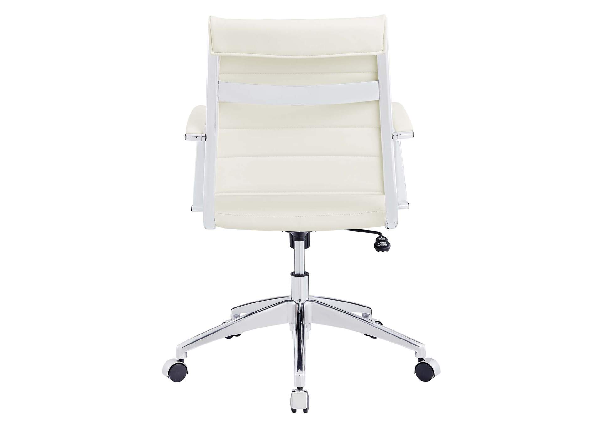 White Jive Mid Back Office Chair,Modway