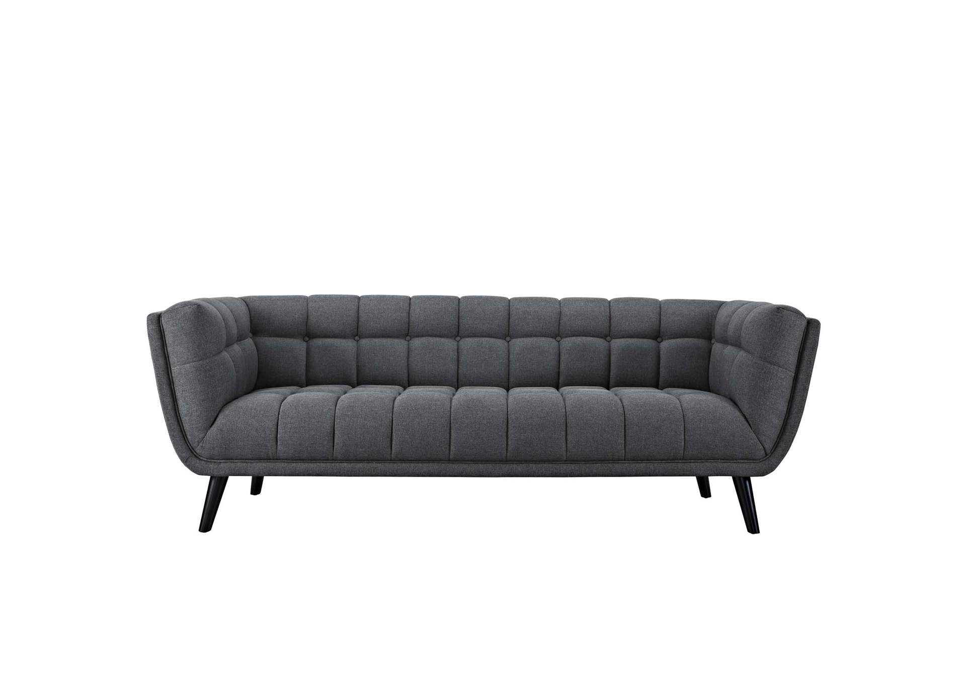 Gray Bestow Upholstered Fabric Sofa,Modway