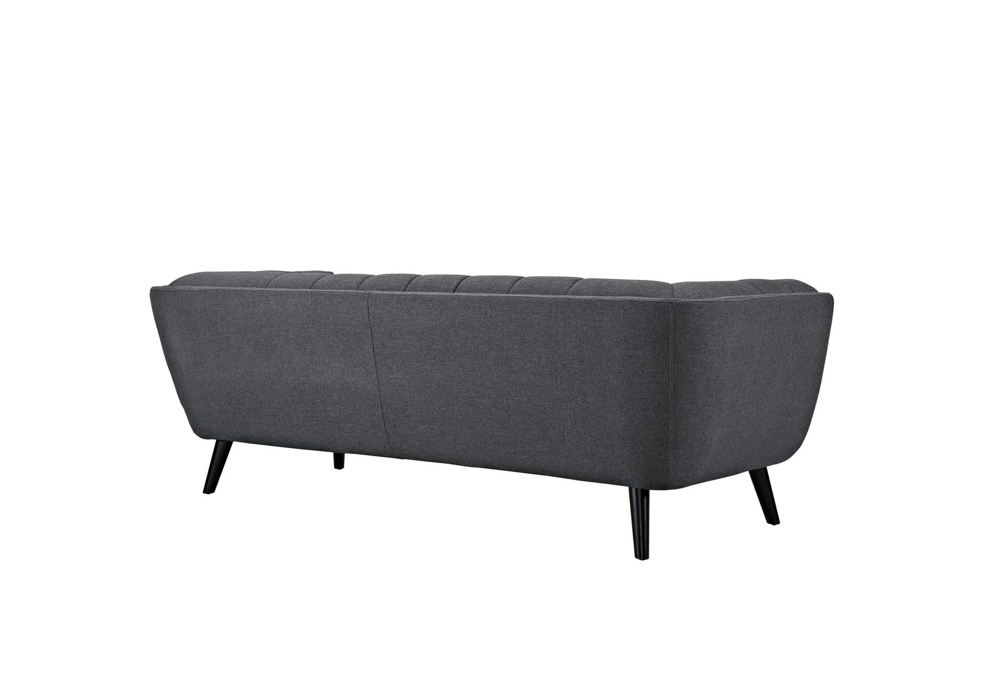 Gray Bestow Upholstered Fabric Sofa,Modway