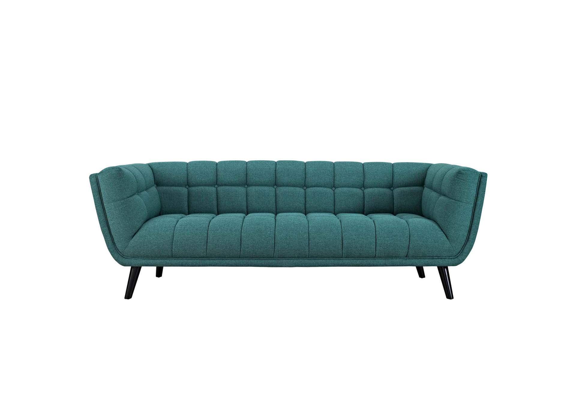 Teal Bestow Upholstered Fabric Sofa,Modway