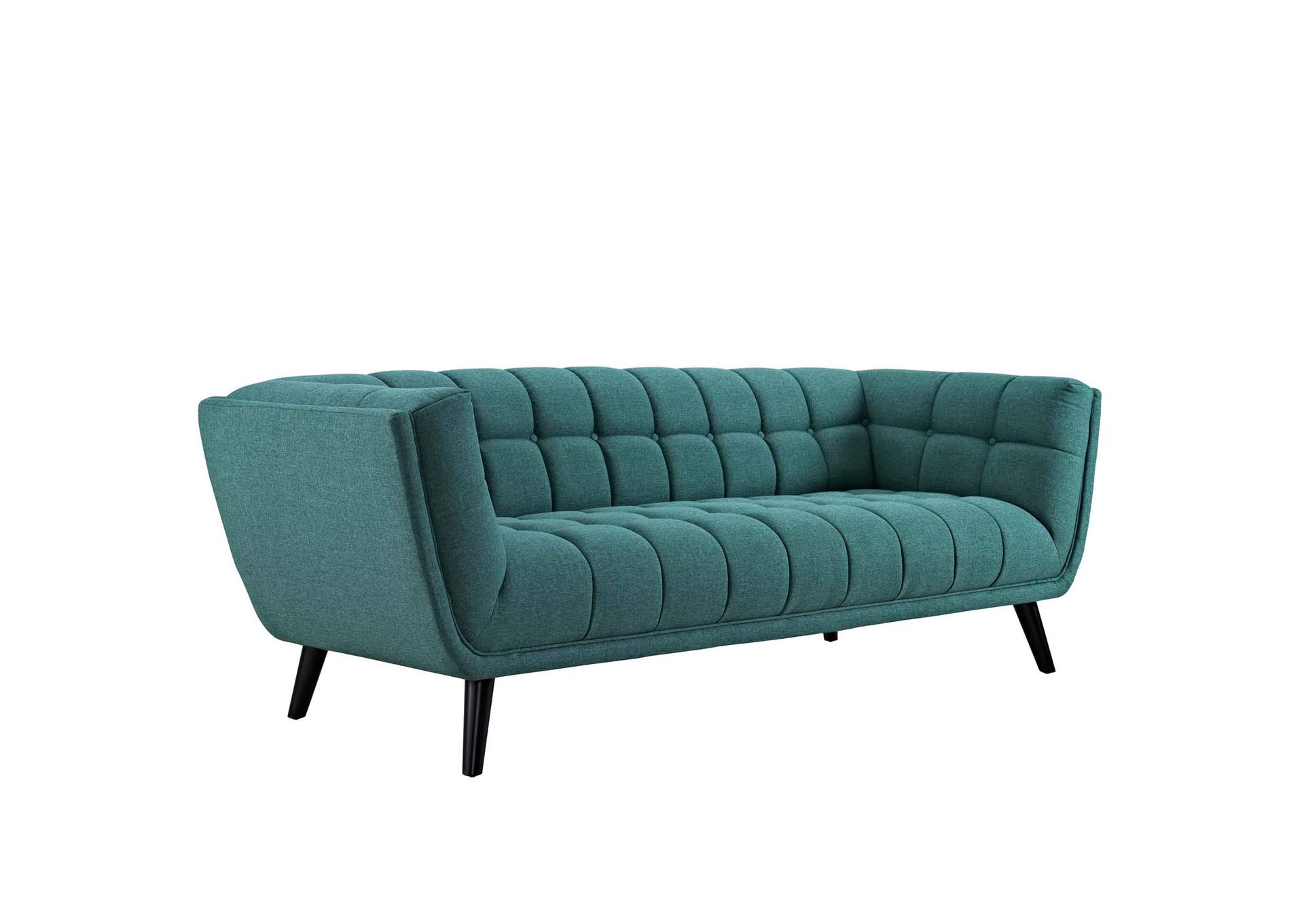 Teal Bestow Upholstered Fabric Sofa,Modway