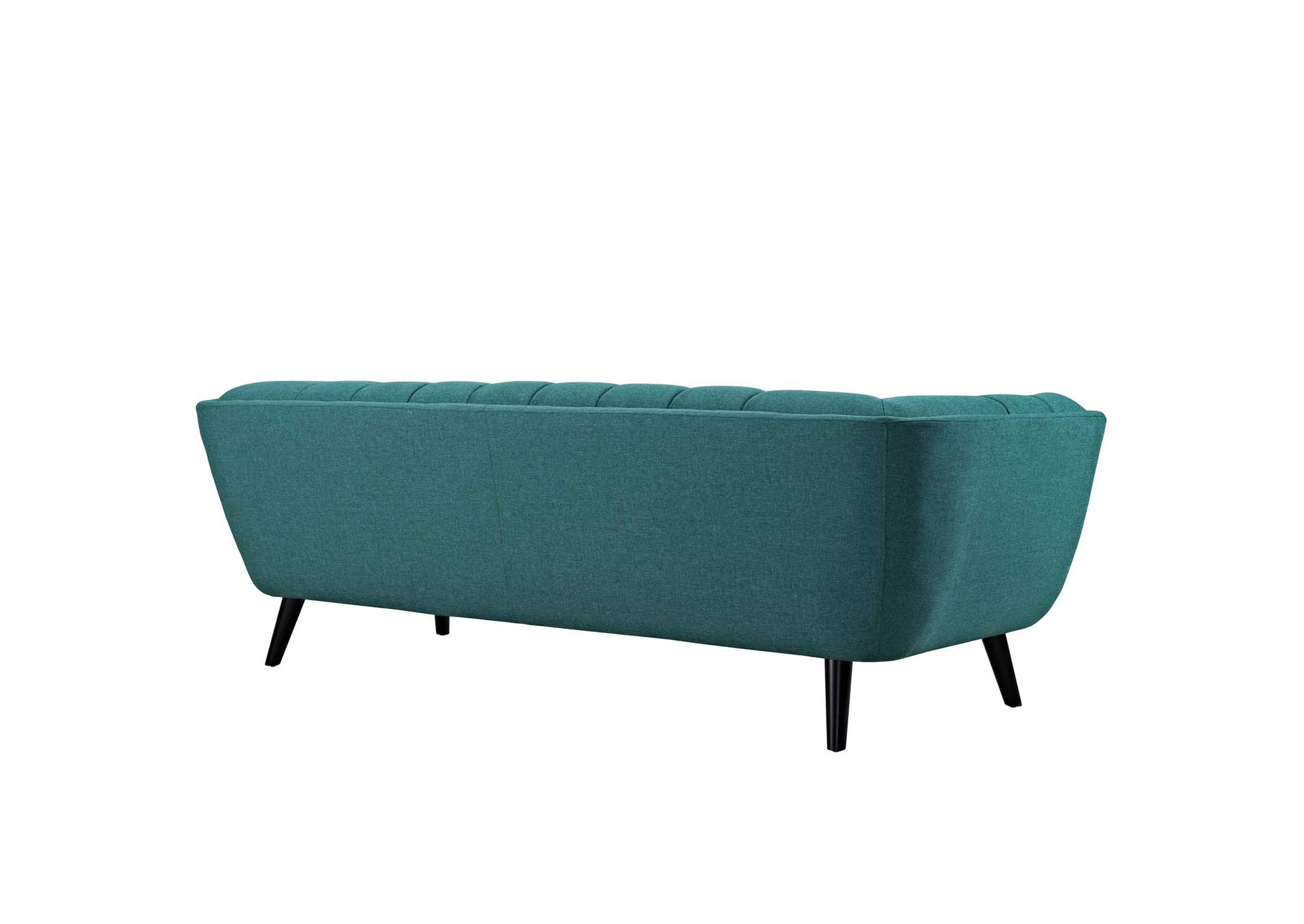 Teal Bestow Upholstered Fabric Sofa,Modway