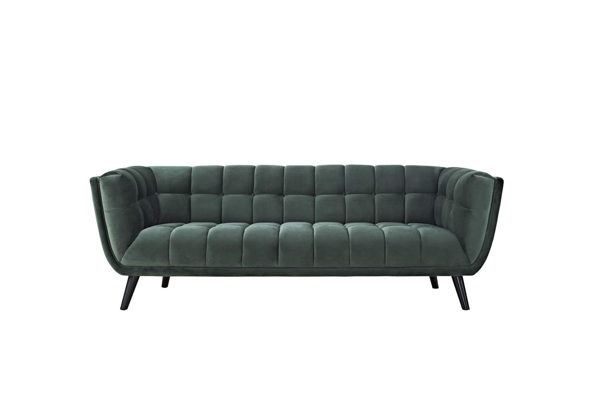 Green Bestow Performance Velvet Sofa,Modway