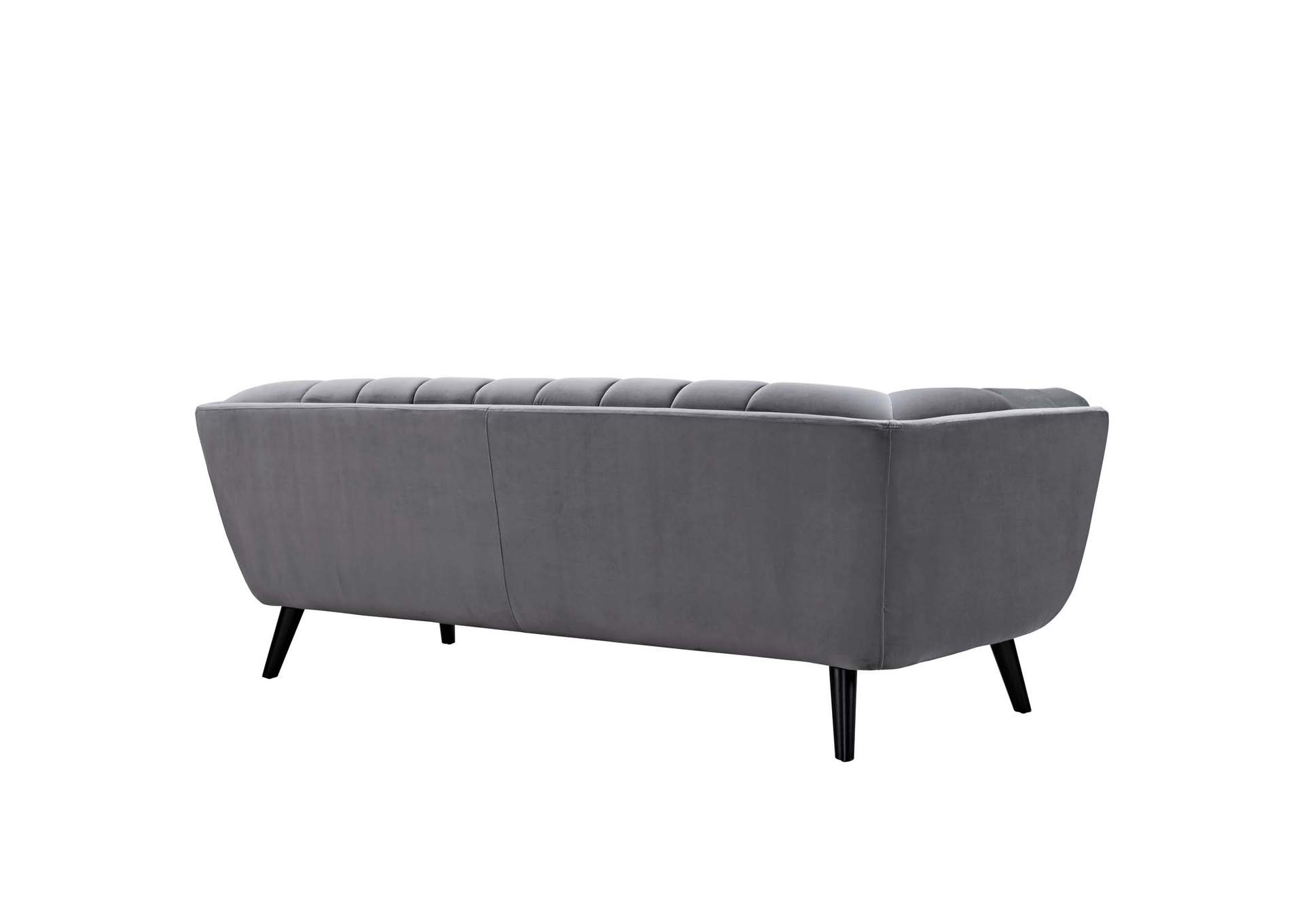 Gray Bestow Performance Velvet Sofa,Modway