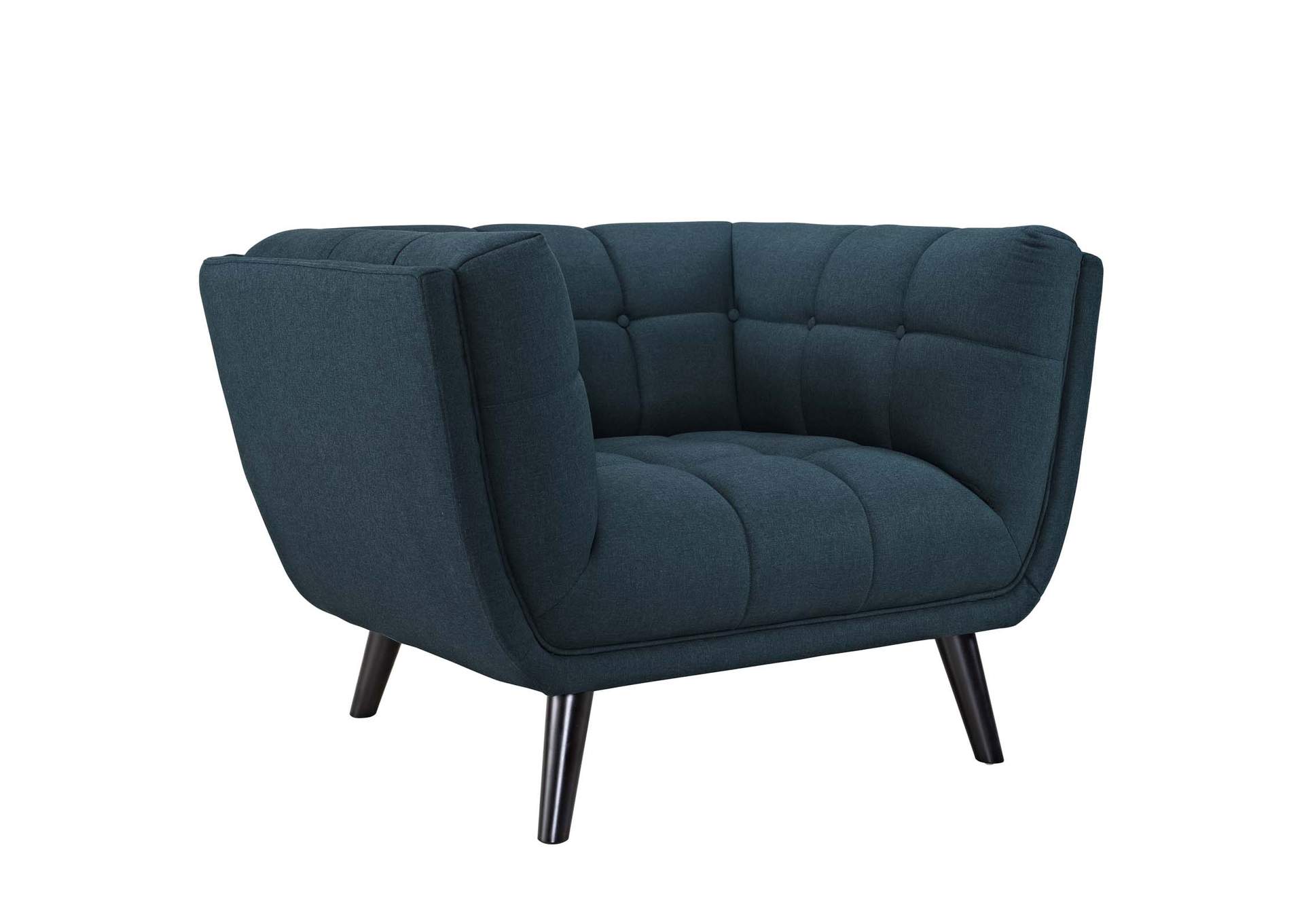 Blue Bestow Upholstered Fabric Arm Chair,Modway