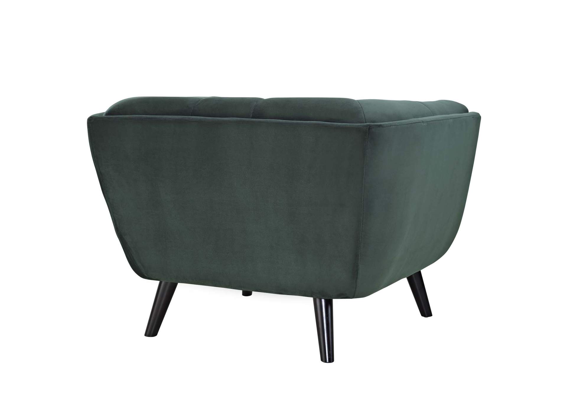 Green Bestow Performance Velvet Arm Chair,Modway