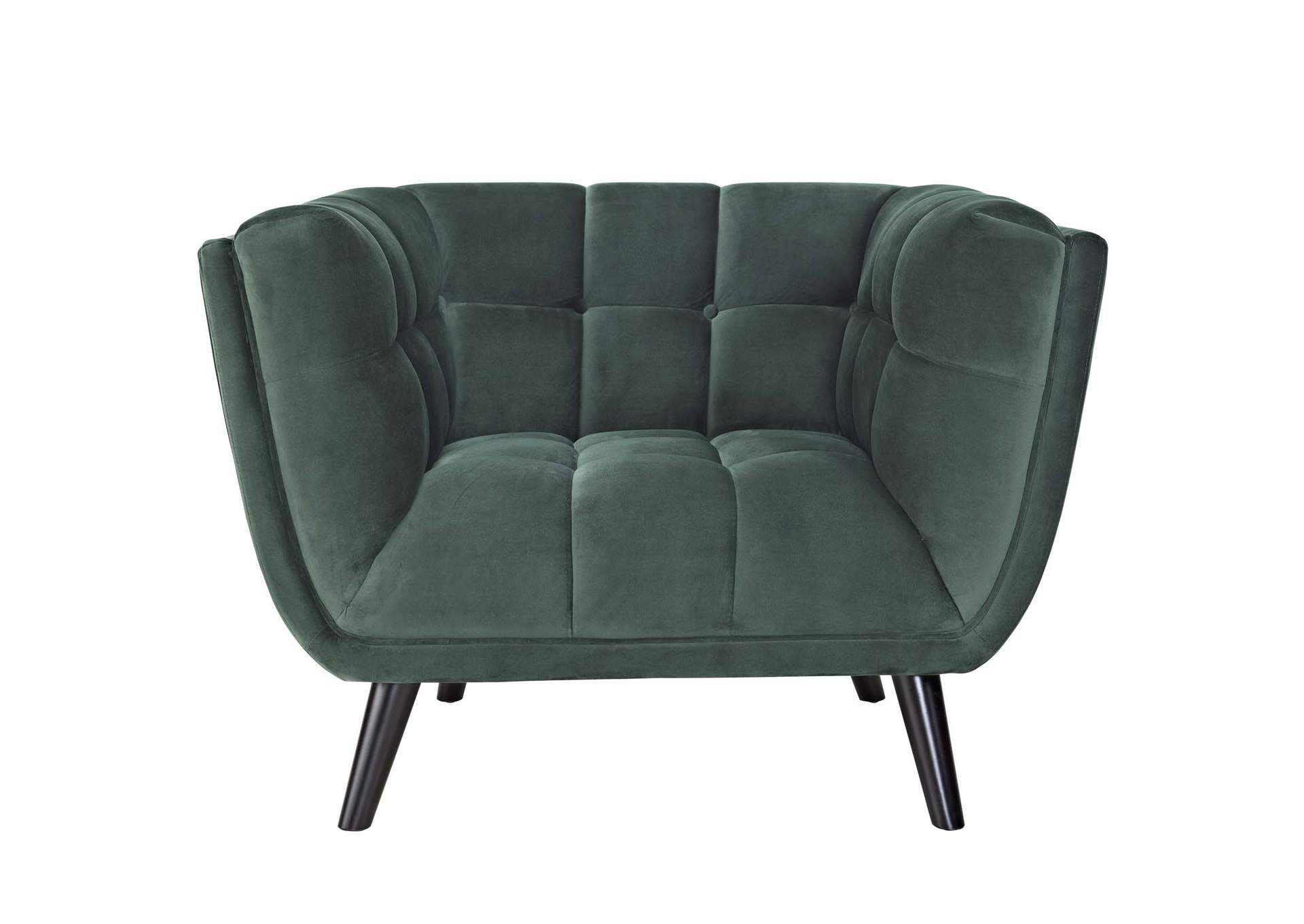 Green Bestow Performance Velvet Arm Chair,Modway