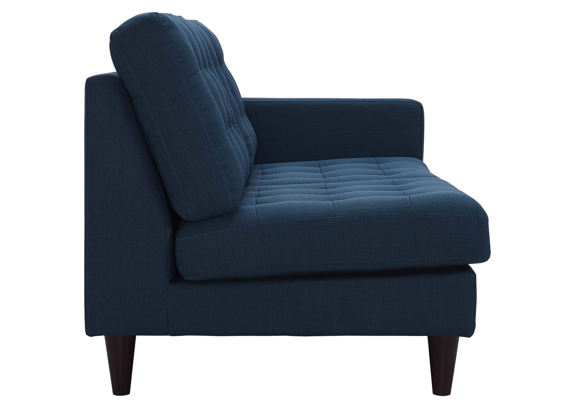 Azure Empress 2 Piece Upholstered Fabric Left Facing Bumper Sectional,Modway