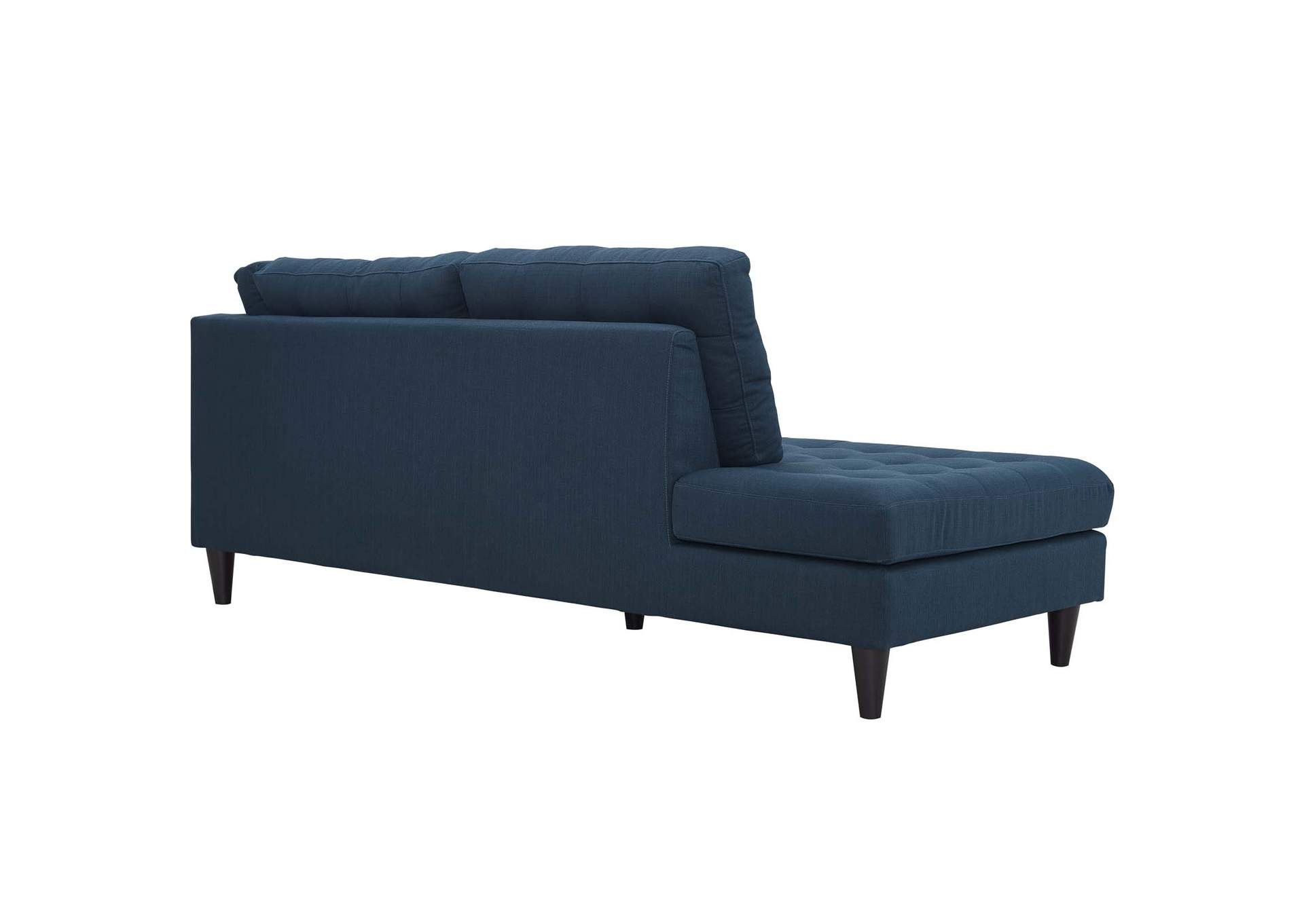 Azure Empress 2 Piece Upholstered Fabric Left Facing Bumper Sectional,Modway