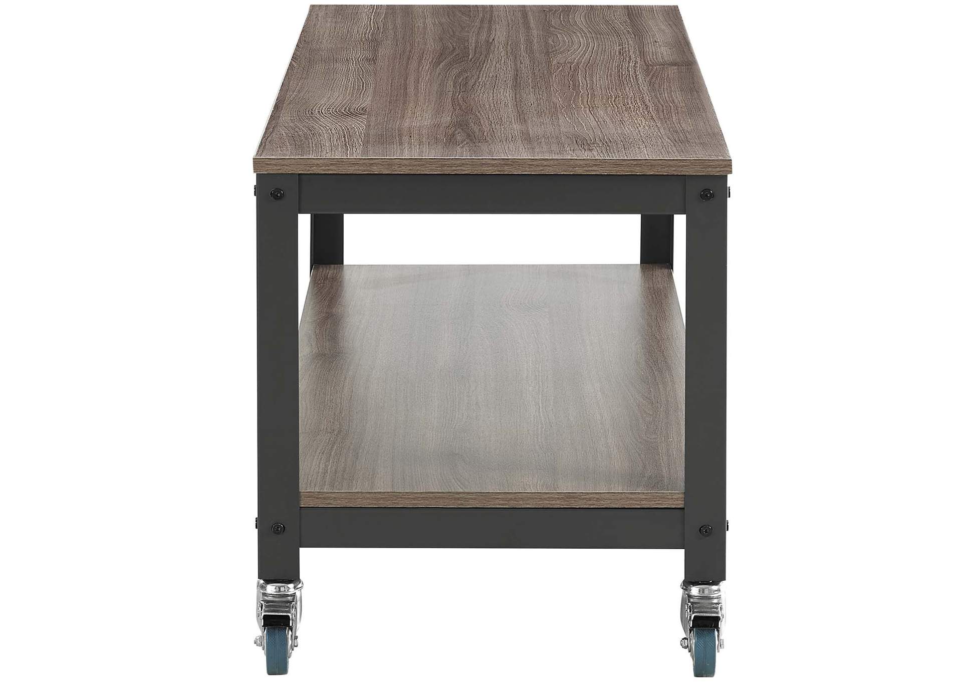 Gray Walnut Vivify Tiered Serving or TV Stand,Modway