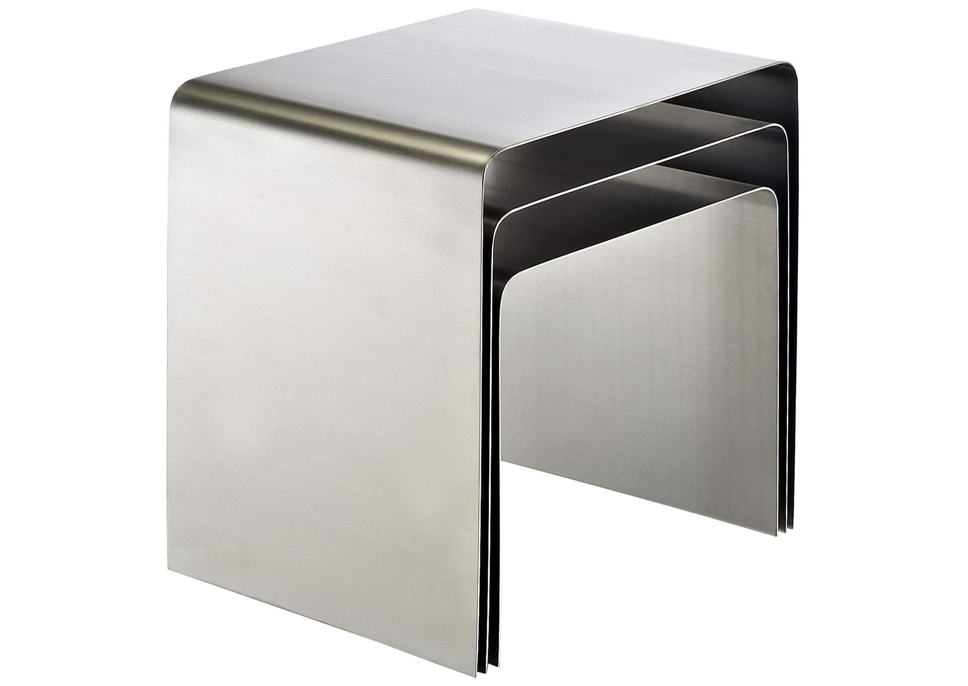 Silver Rush Nesting Table,Modway