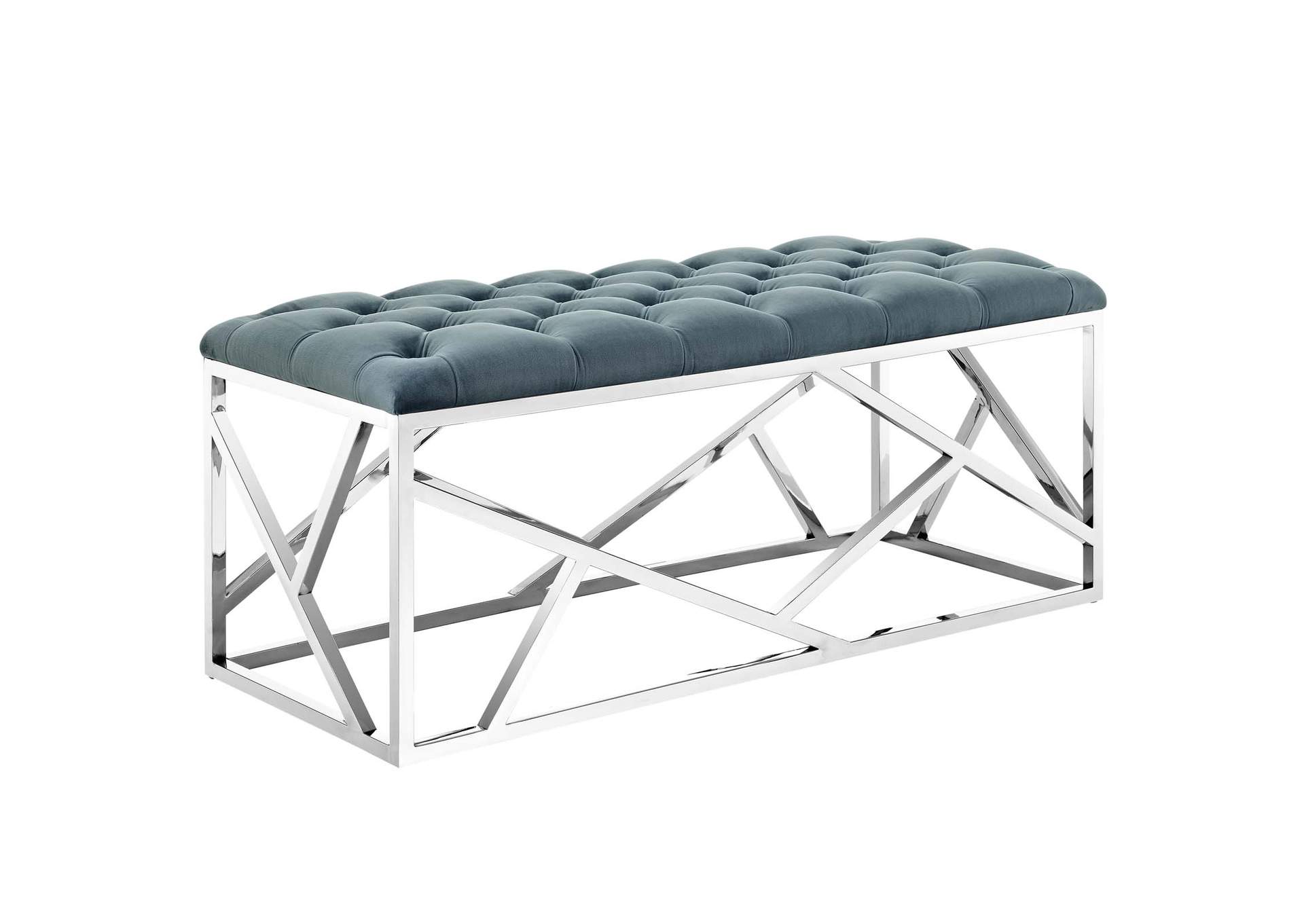 Sea Blue Intersperse Bench,Modway
