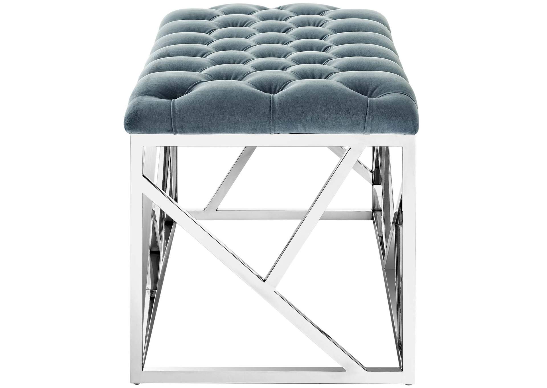 Sea Blue Intersperse Bench,Modway