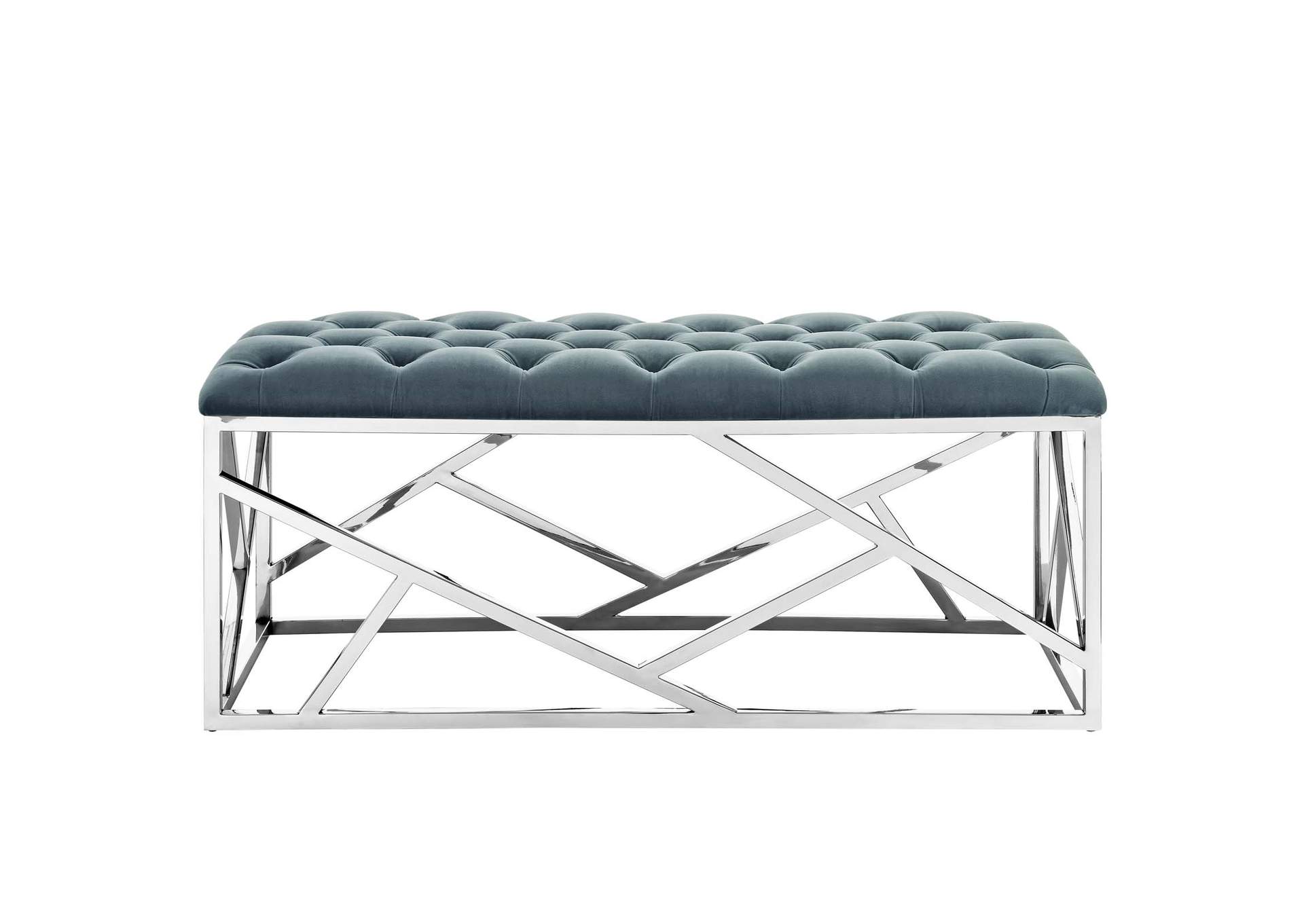 Sea Blue Intersperse Bench,Modway