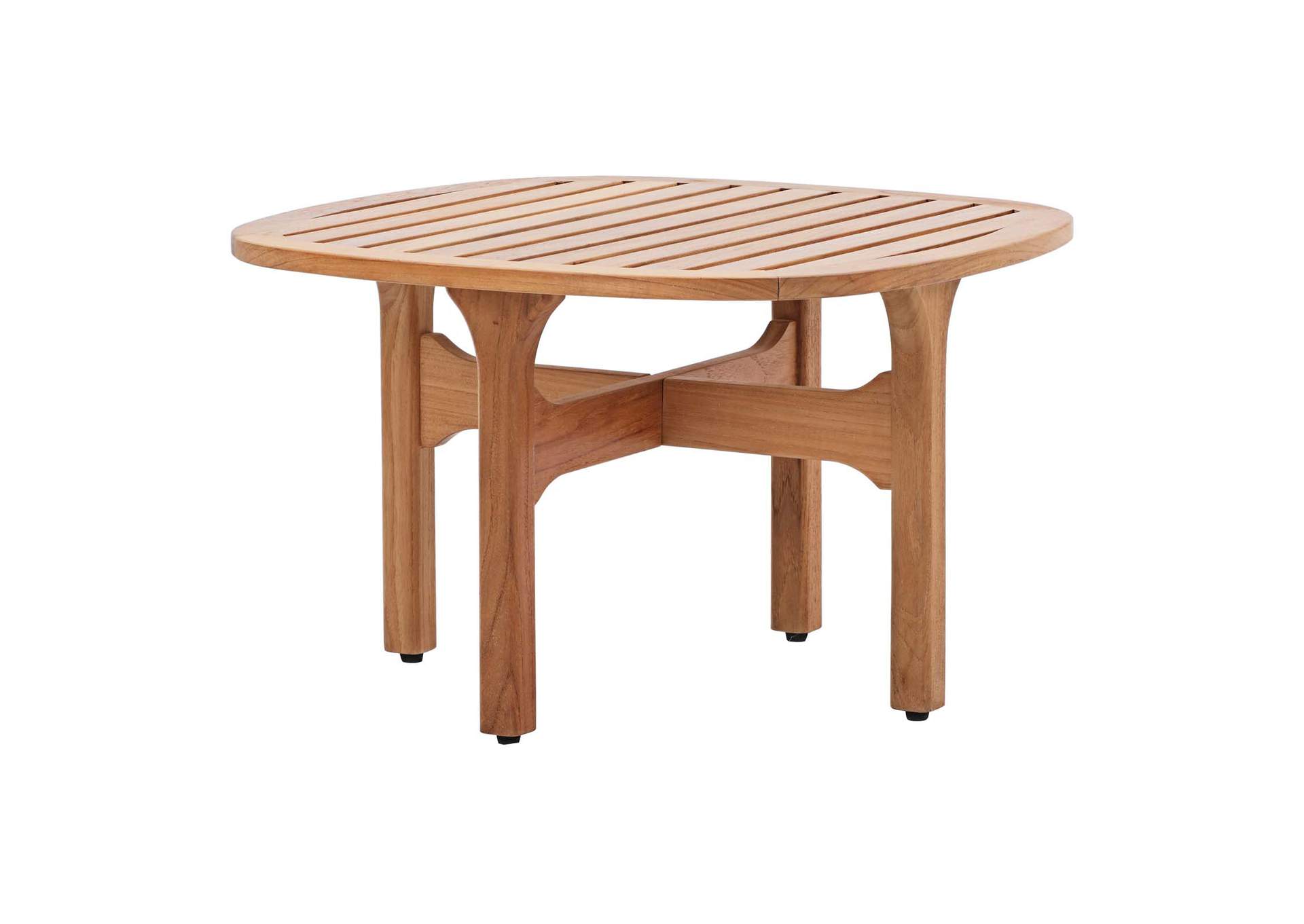 Natural Saratoga Outdoor Patio Teak Coffee Table,Modway