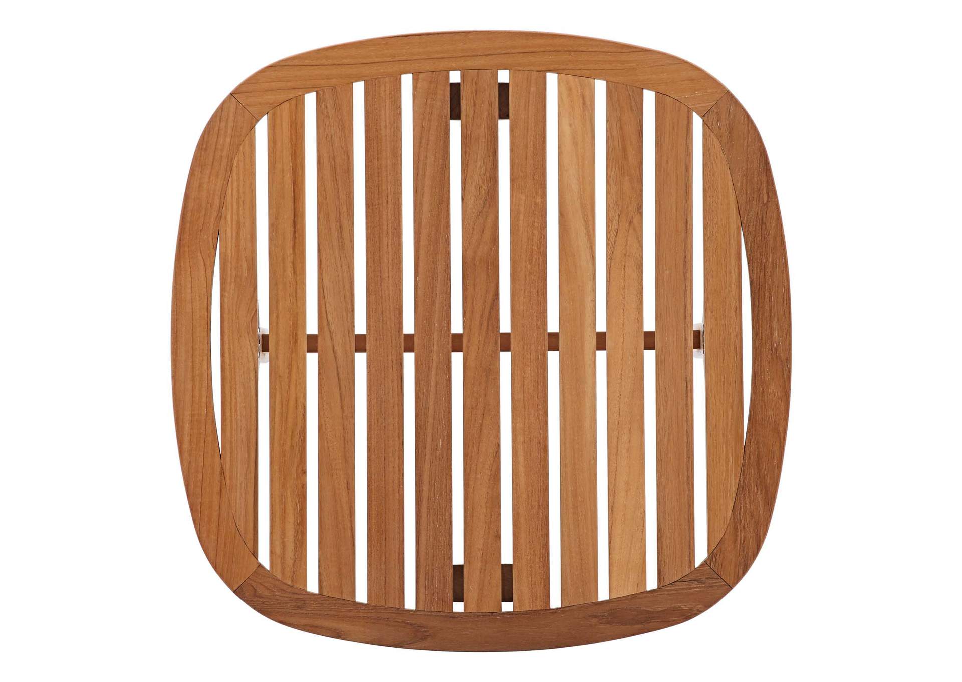 Natural Saratoga Outdoor Patio Teak Coffee Table,Modway