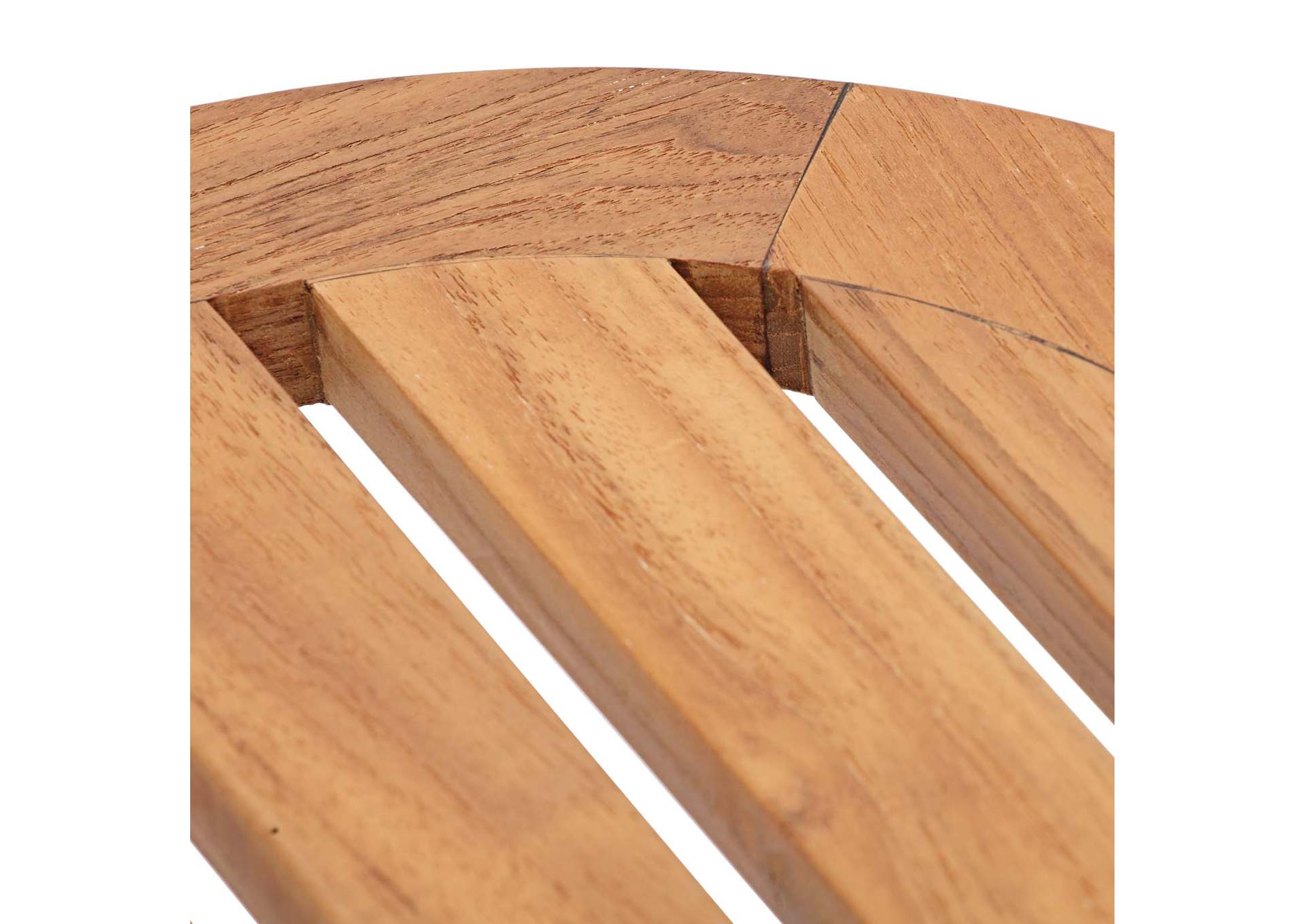 Natural Saratoga Outdoor Patio Teak Coffee Table,Modway
