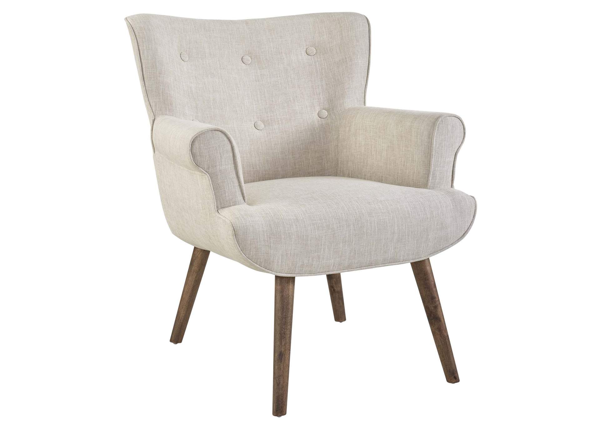 Beige Cloud Upholstered Arm Chair,Modway