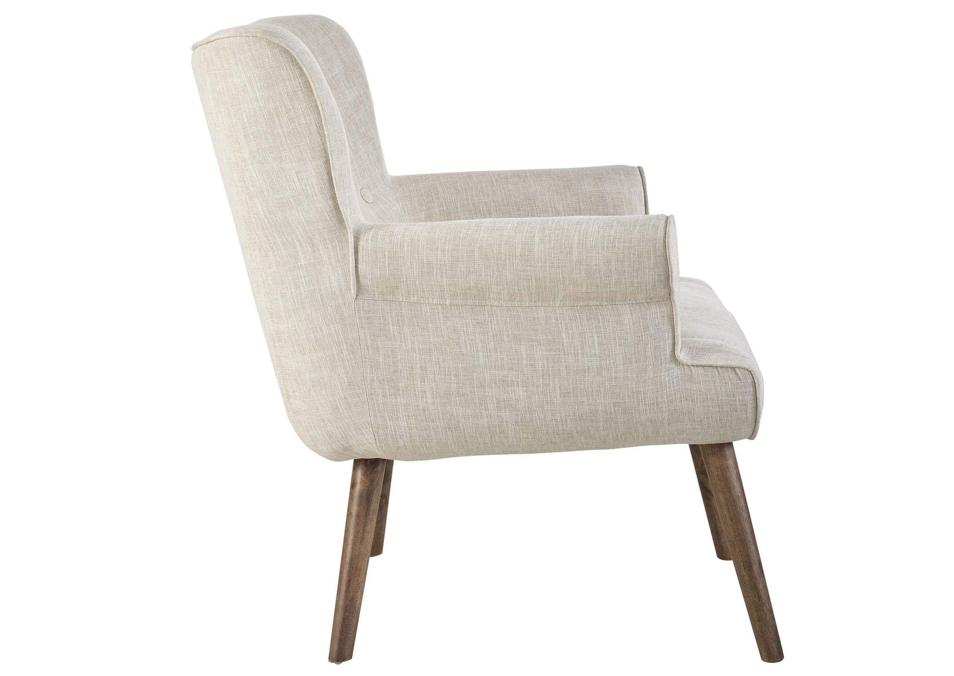Beige Cloud Upholstered Arm Chair,Modway
