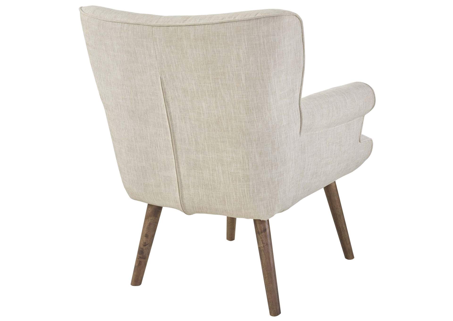 Beige Cloud Upholstered Arm Chair,Modway