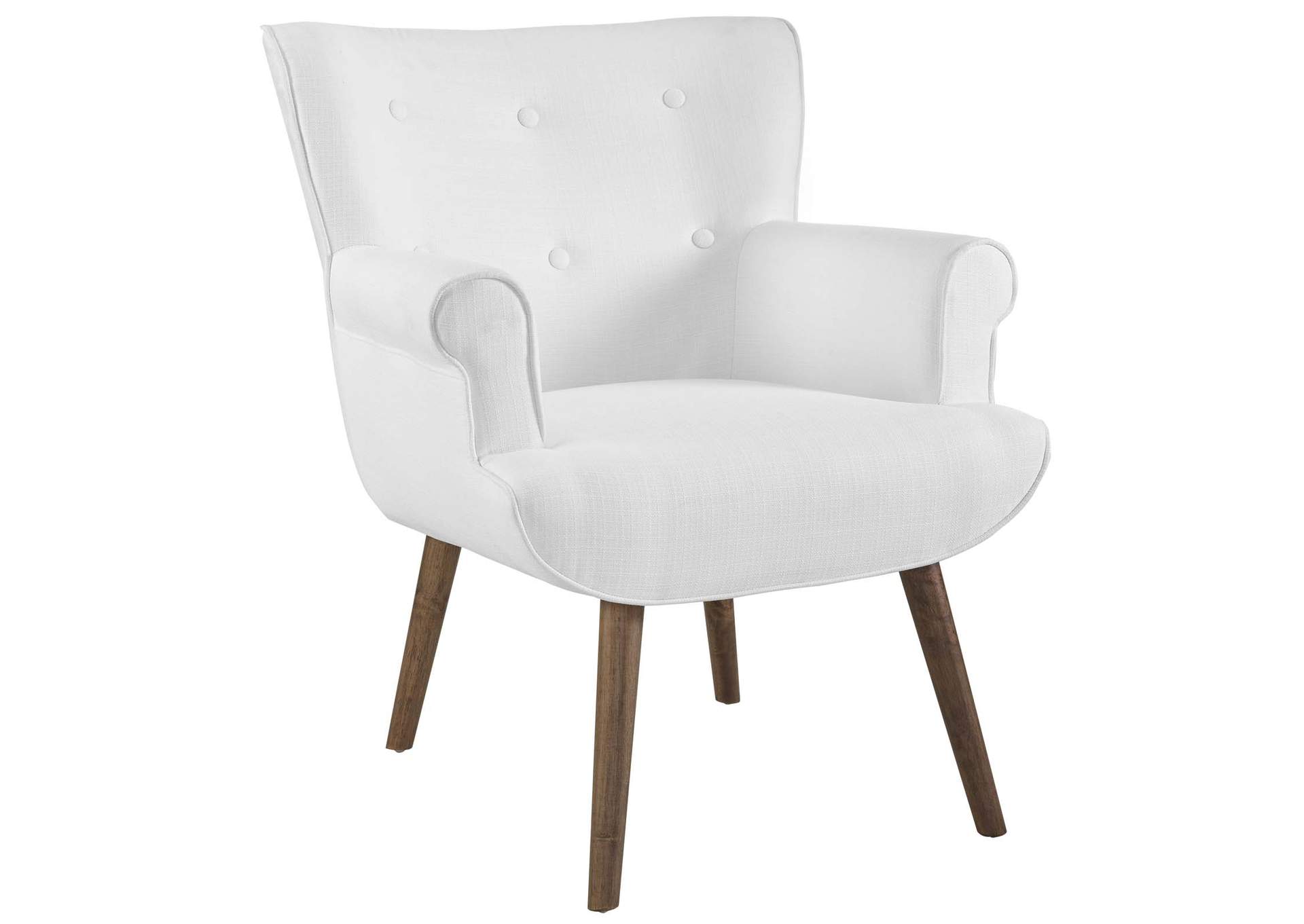 White Cloud Upholstered Arm Chair,Modway