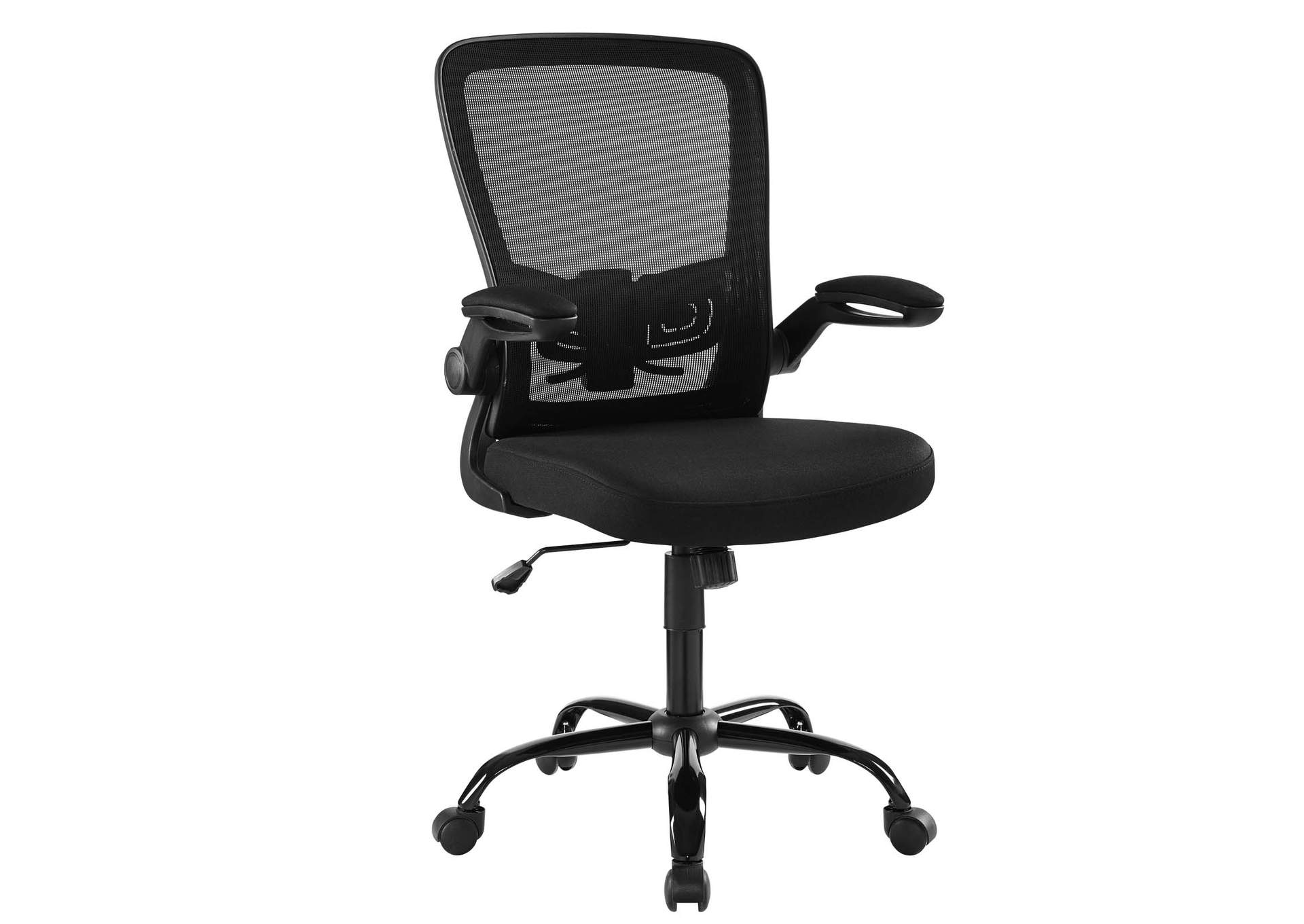 Black Exceed Mesh Office Chair,Modway