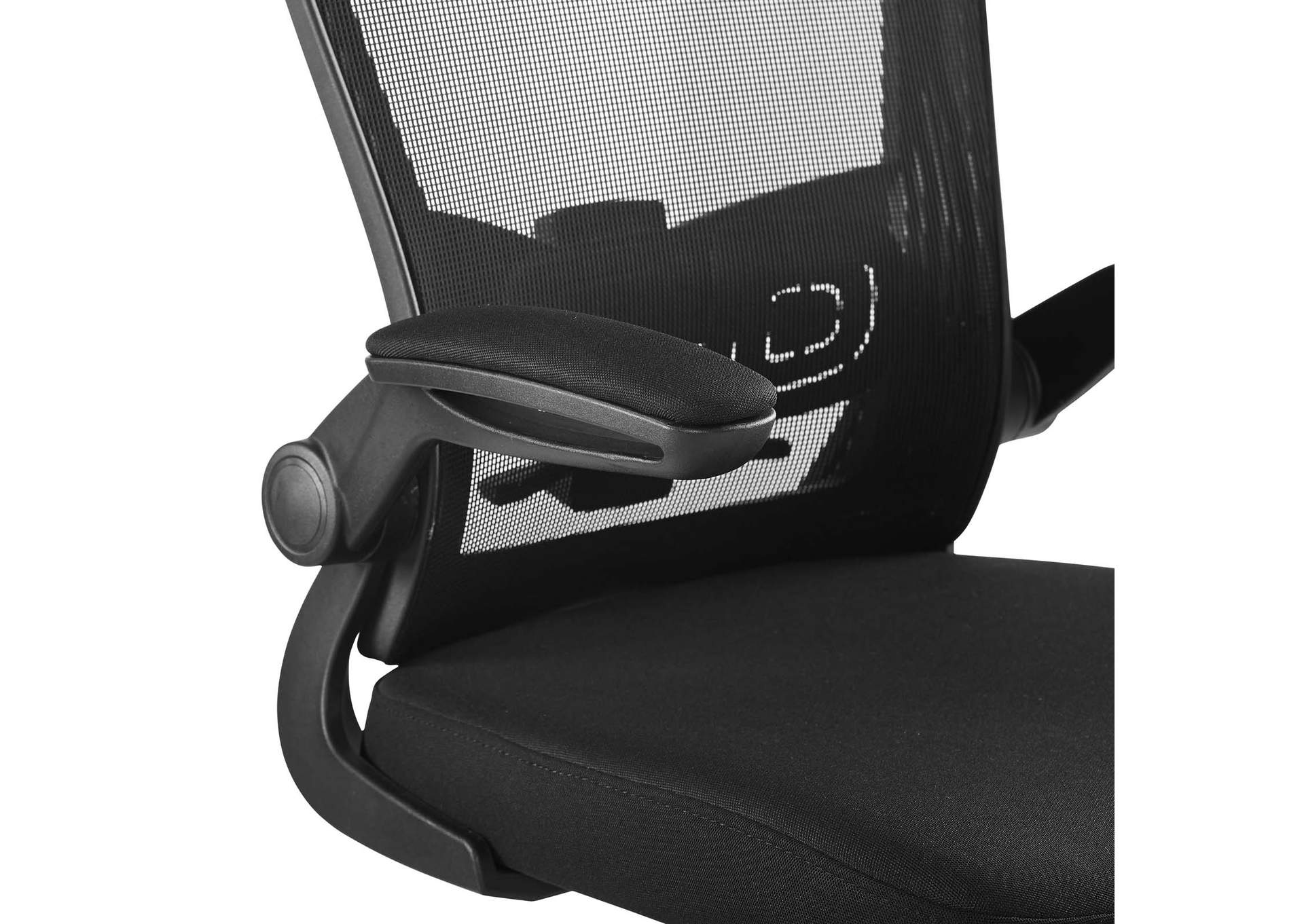 Black Exceed Mesh Office Chair,Modway