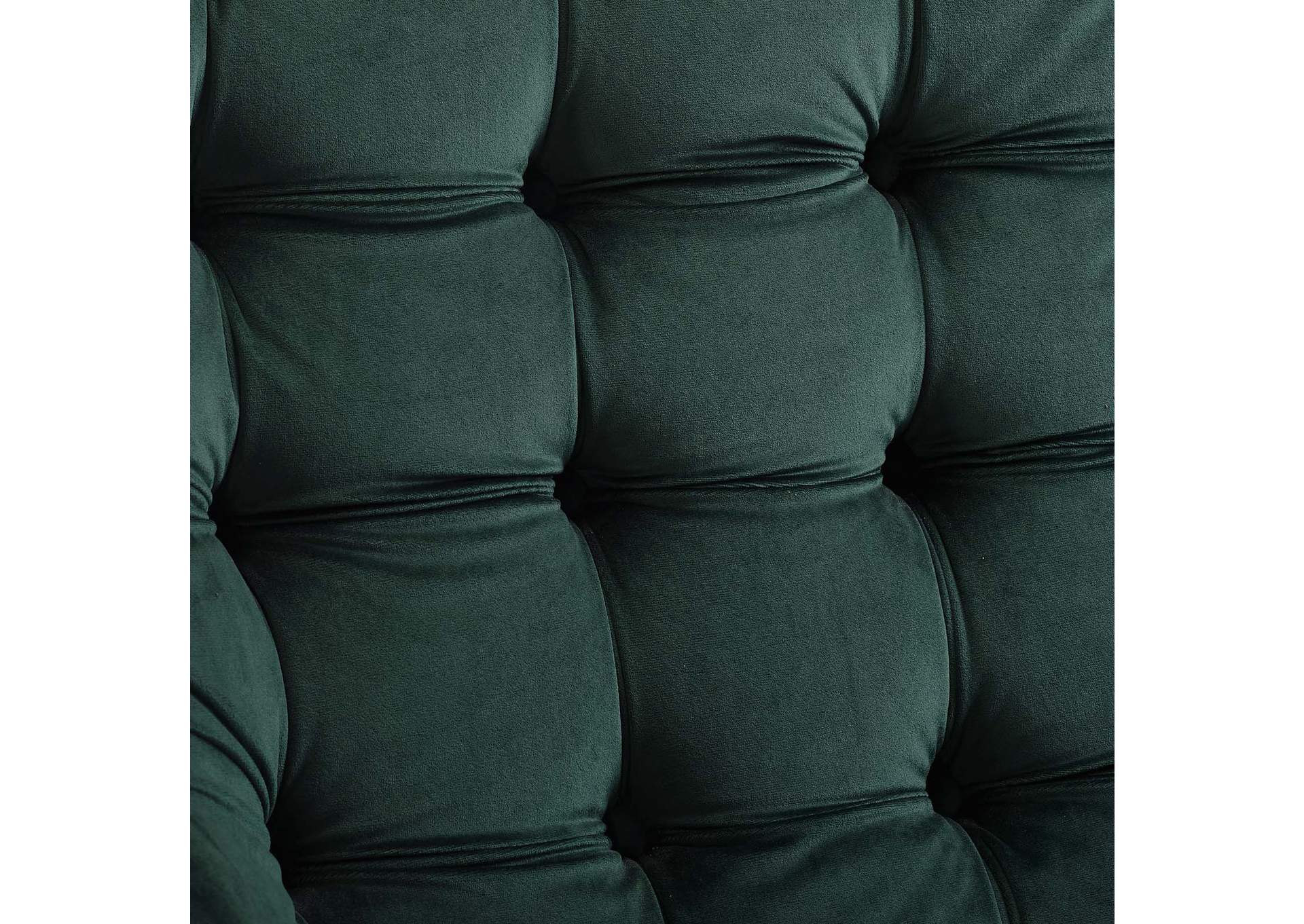 Green Suggest Button Tufted Performance Velvet Lounge Chair,Modway