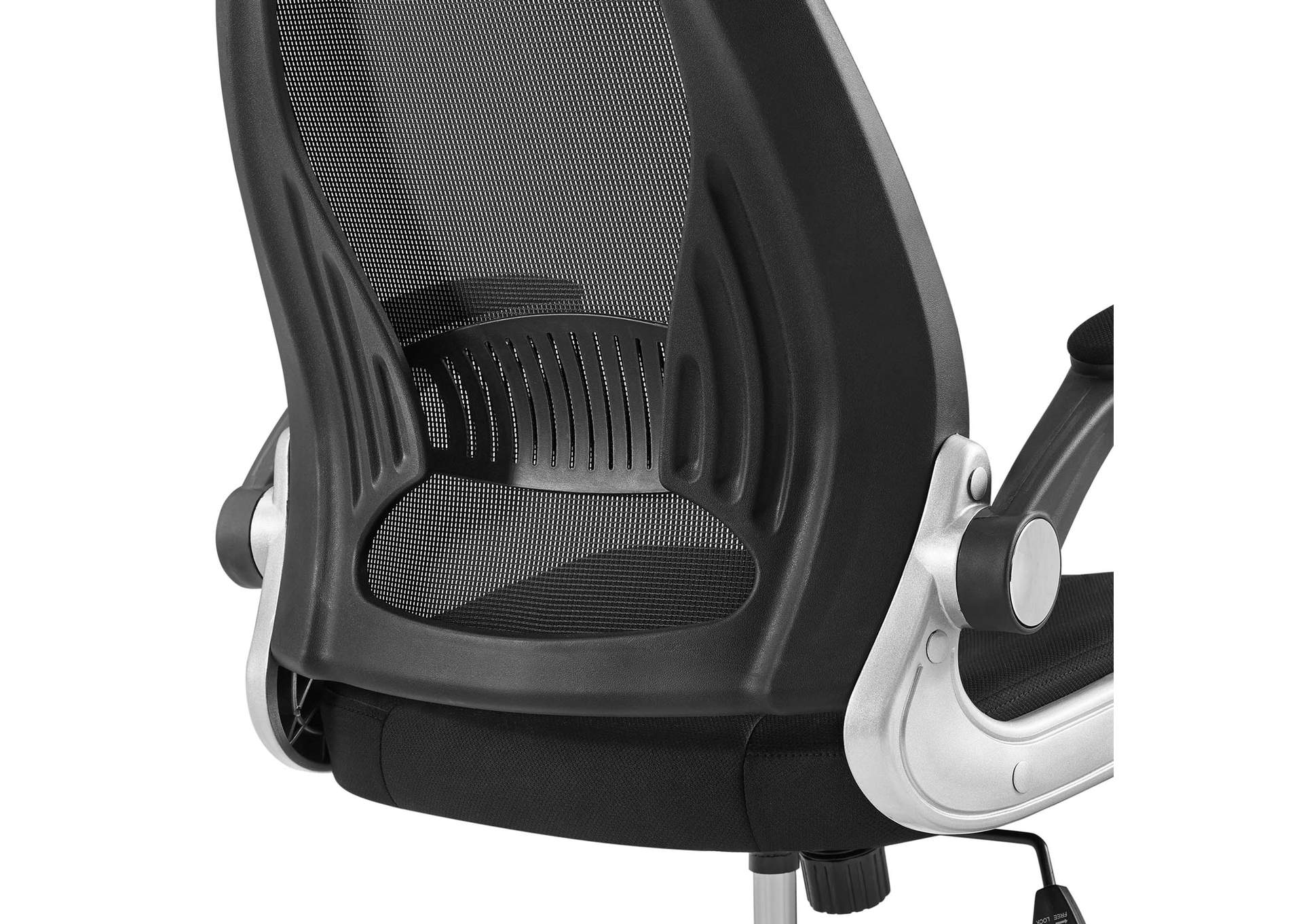 Black Expedite Highback Office Chair,Modway