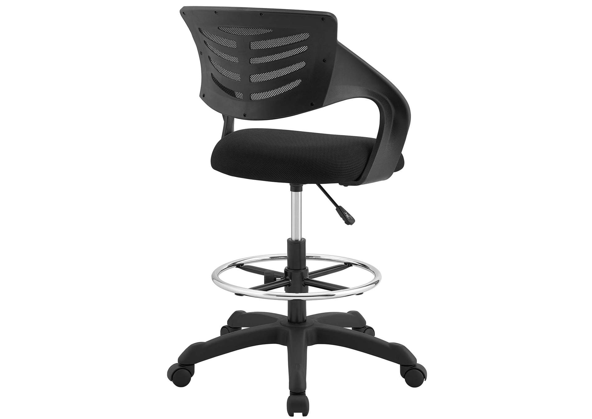 Black Thrive Mesh Drafting Chair,Modway