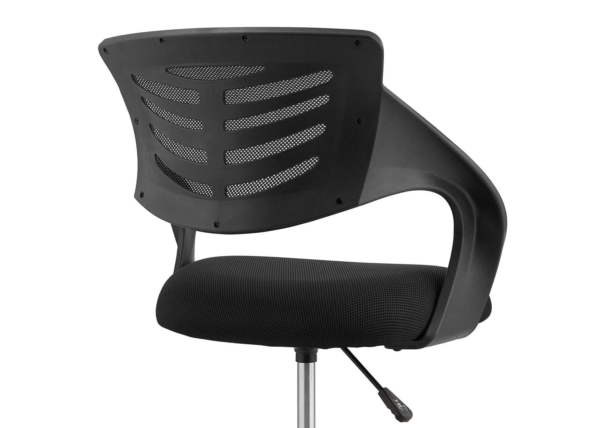 Black Thrive Mesh Drafting Chair,Modway