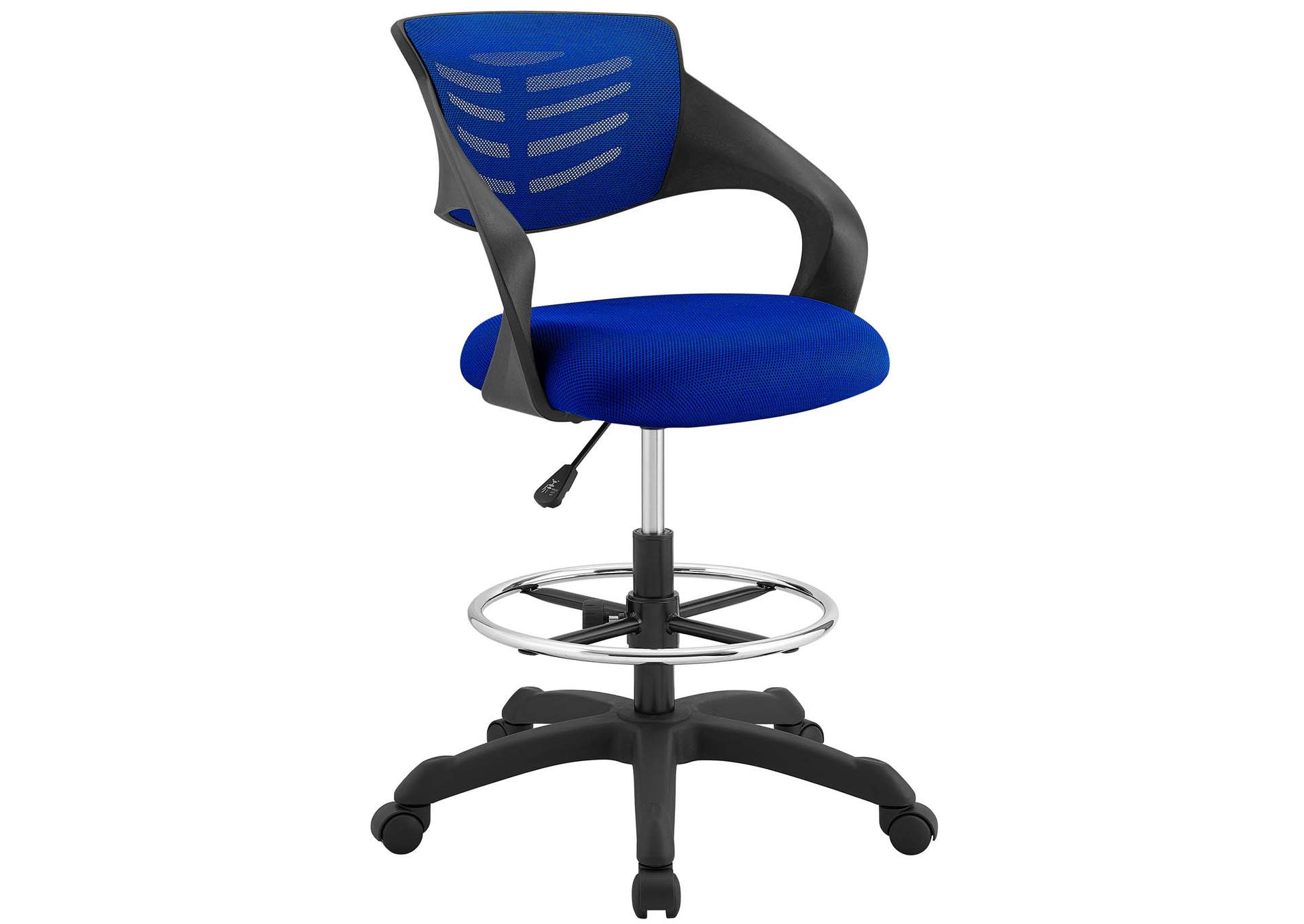 Blue Thrive Mesh Drafting Chair,Modway