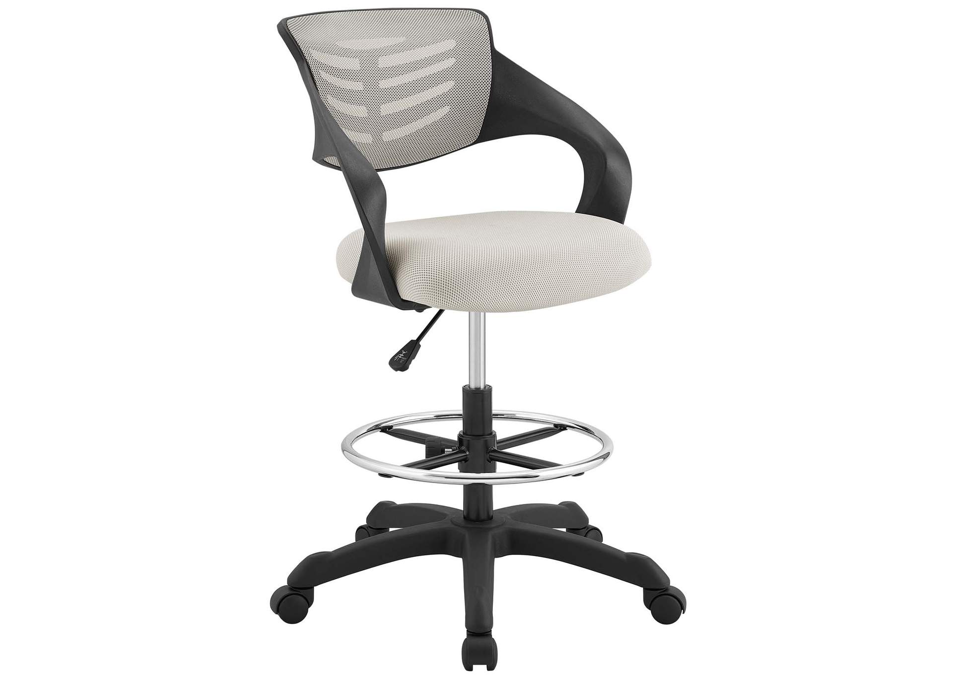 Gray Thrive Mesh Drafting Chair,Modway