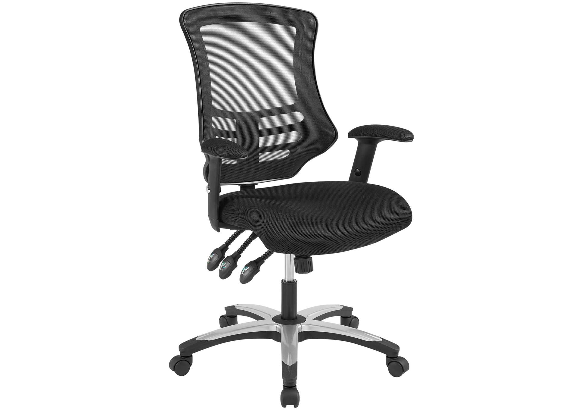 Black Calibrate Mesh Office Chair,Modway